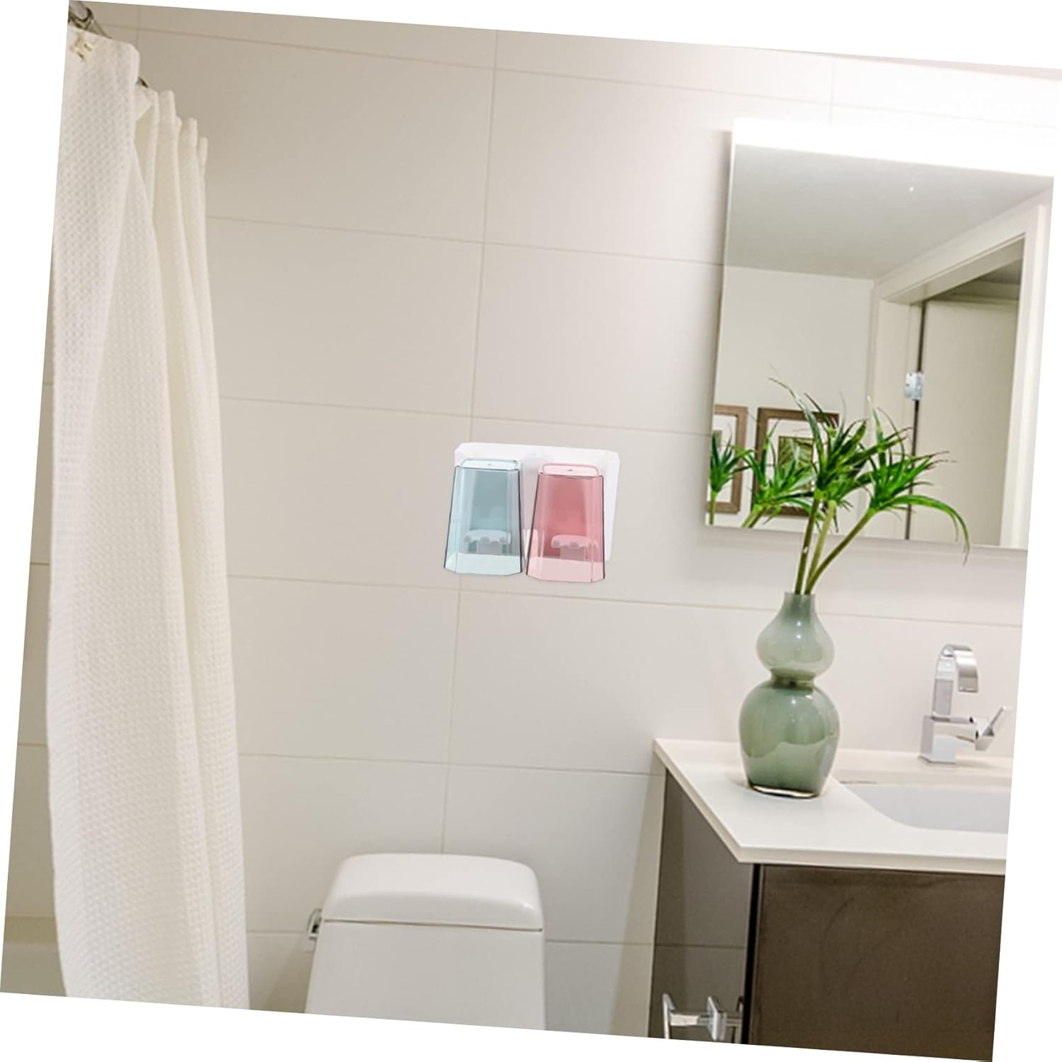 Wall-Mounted Toothbrush Holder Easy to Install