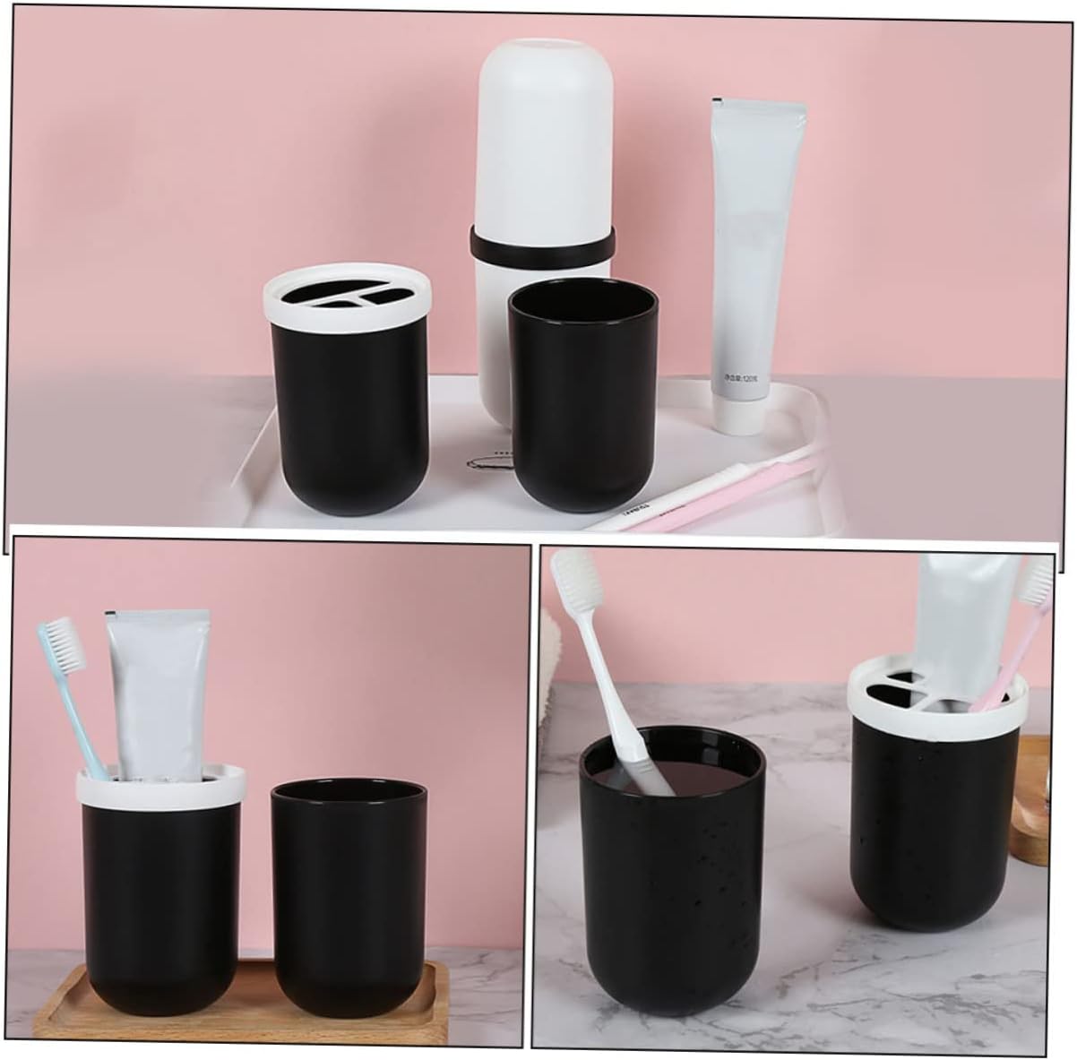 PartyKindom Portable Toothbrush Holder