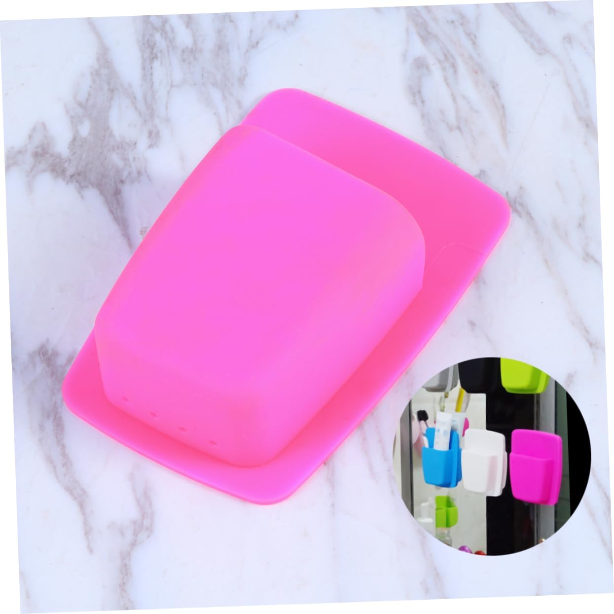 ABOOFAN Wall-Mounted Toothbrush Stand Organizer