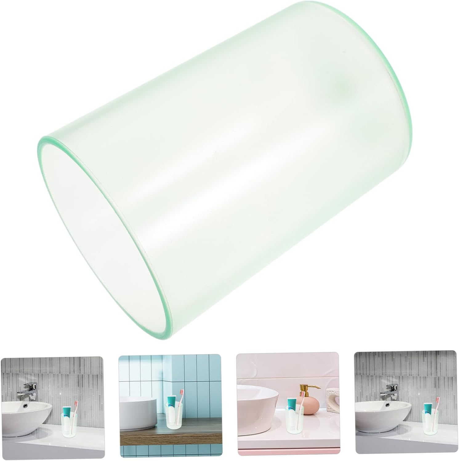 Transparent Toothbrush Cup Gargle Mug for Home and Travel