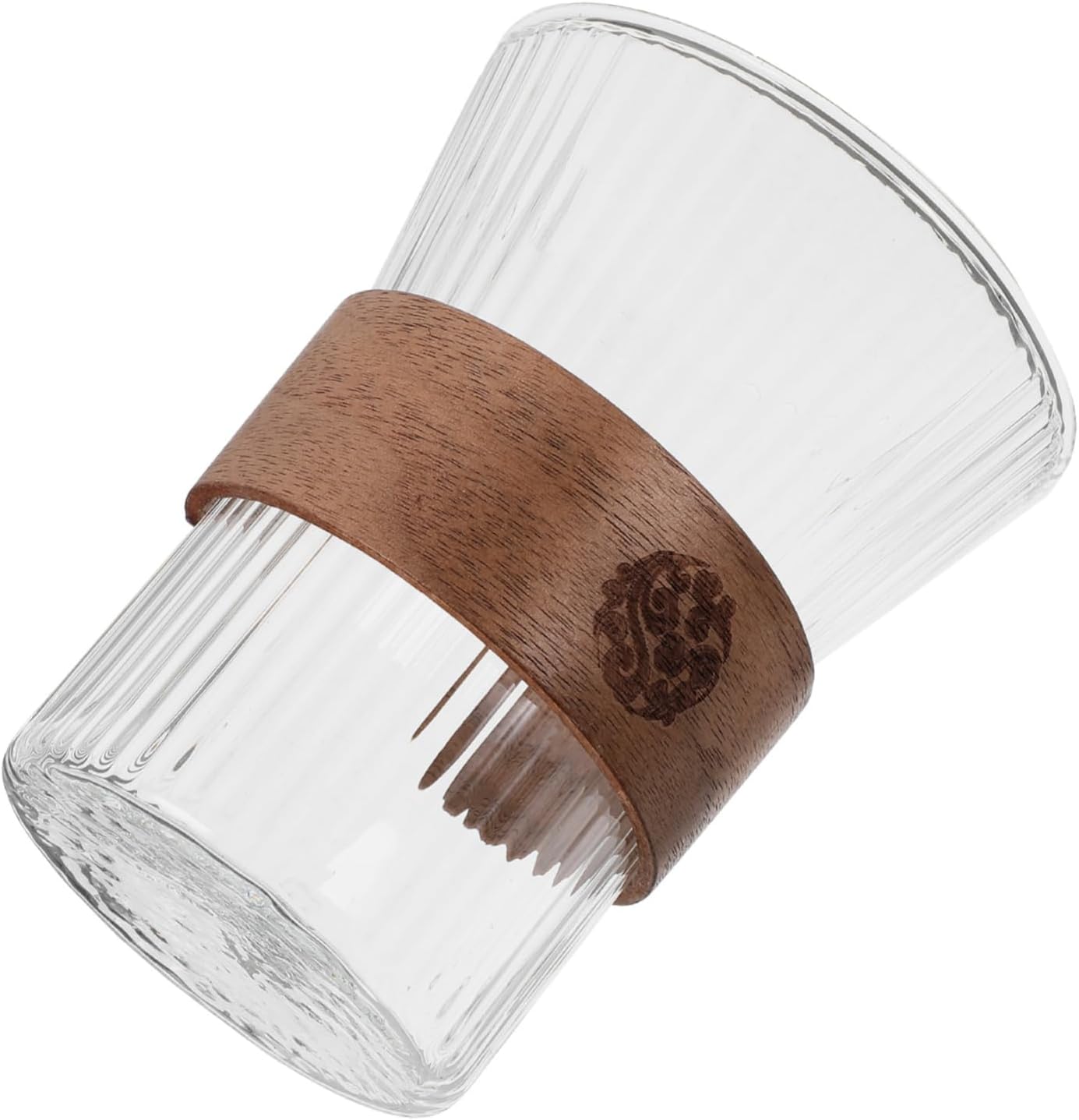 Healifty Glass Toothbrush Glasses - Modern Ergonomic Design for Rinse Drink
