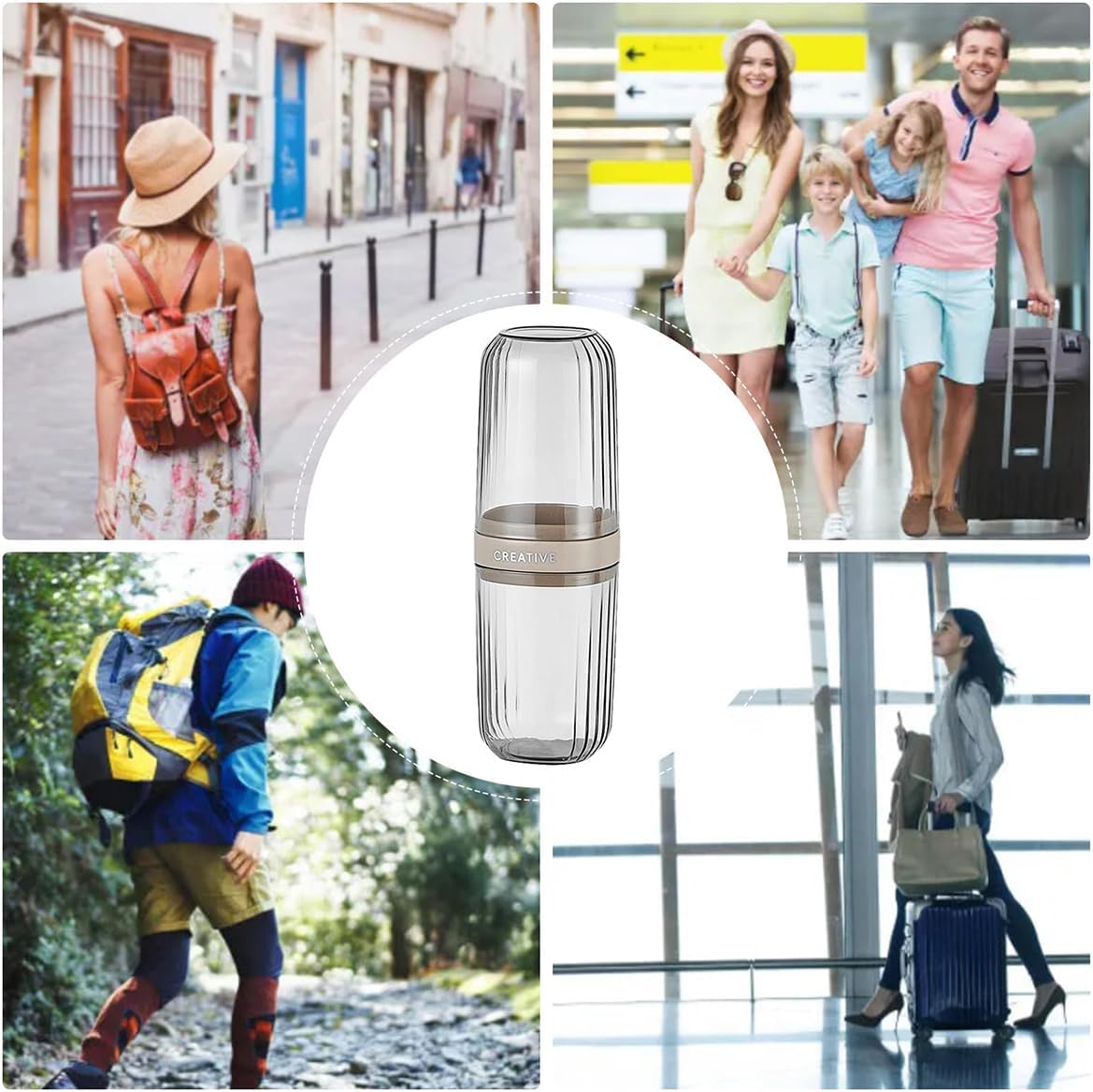 Stylish Travel Toothbrush Holder