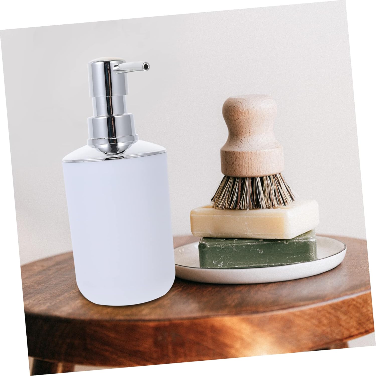 VALICLUD 1Set Plastic Bathroom Accessories Soap Plate Lotion Bottle Toothbrush Holder