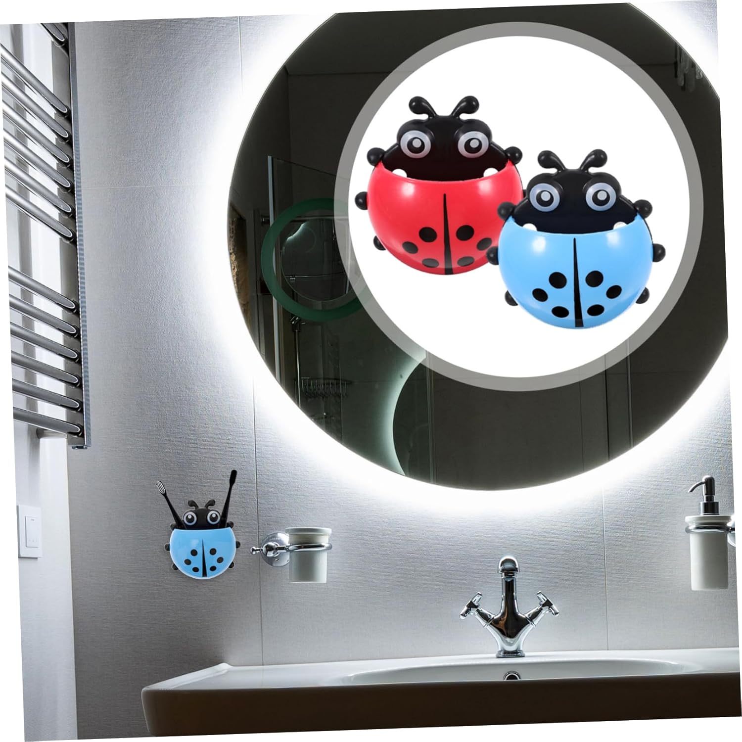 Space-Saving Toothbrush Holder