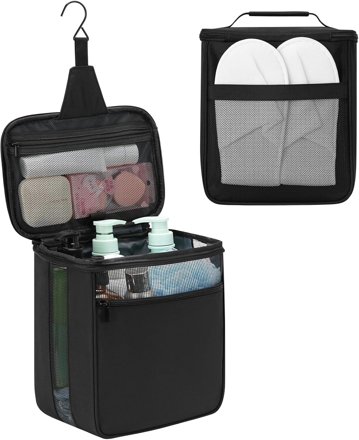 Heavy-Duty Mesh Portable Showers Organizer 86x102x59 Multi-Purpose