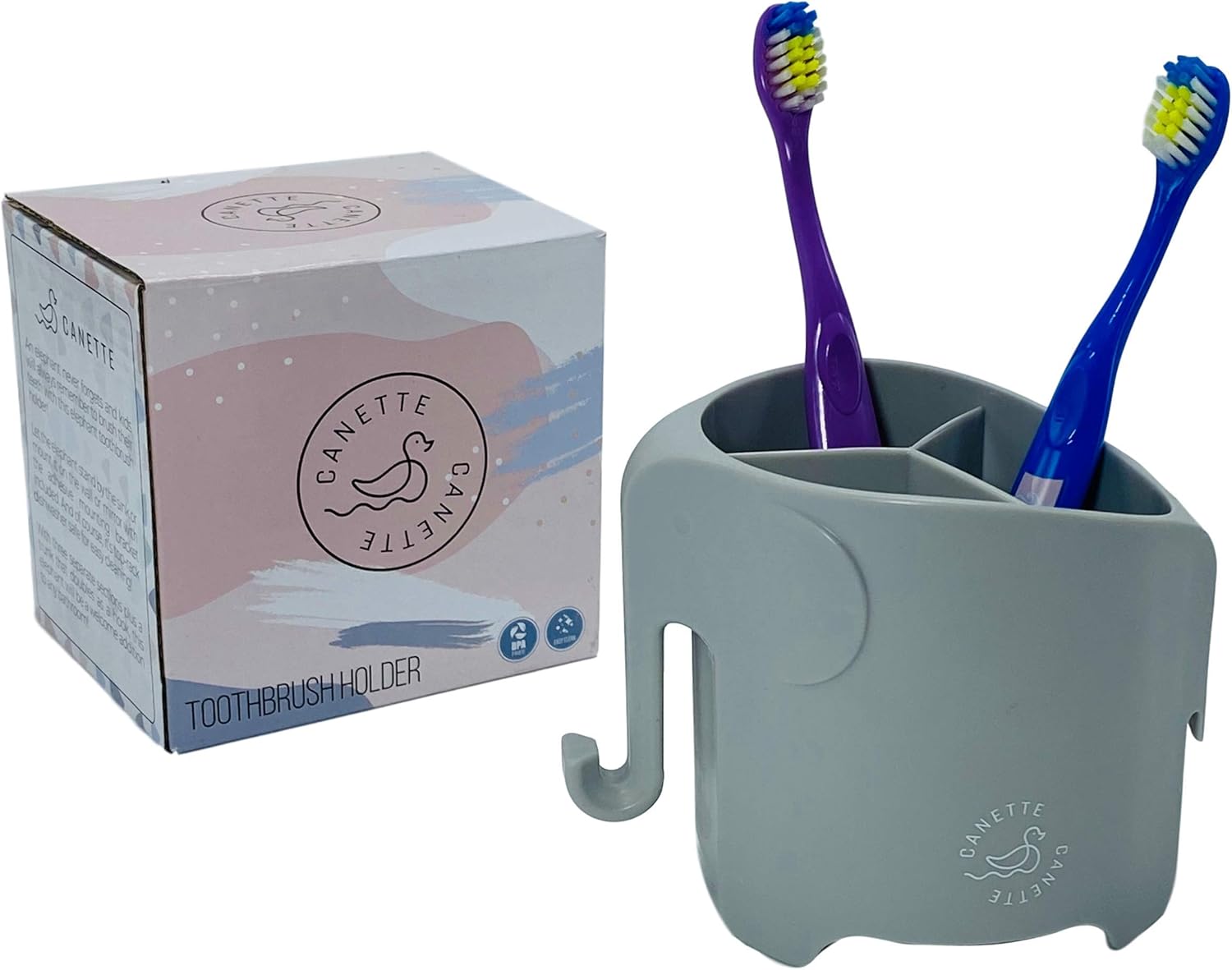 Cute Elephant Toothbrush Pencil Holder
