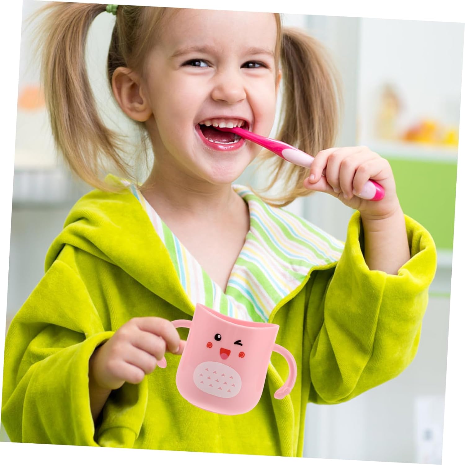 Beatifufu Dinosaur Cartoon Toothbrush Cup