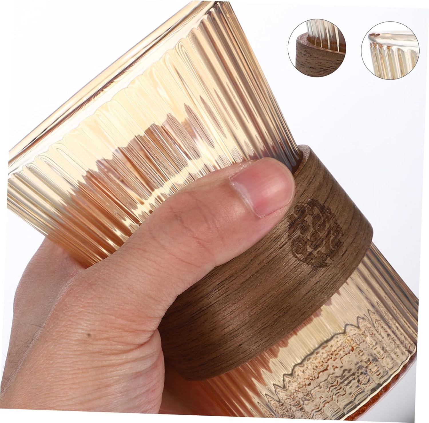 Cabilock Multi-Function Glass Toothbrush Cup