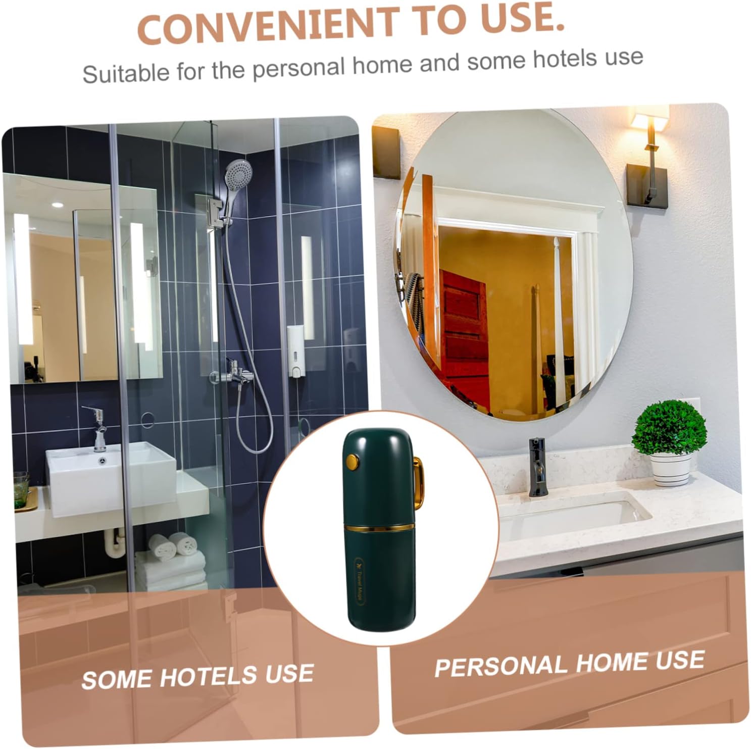 Secure Your Smile BAZEITFLOW Travel Toothbrush Holder