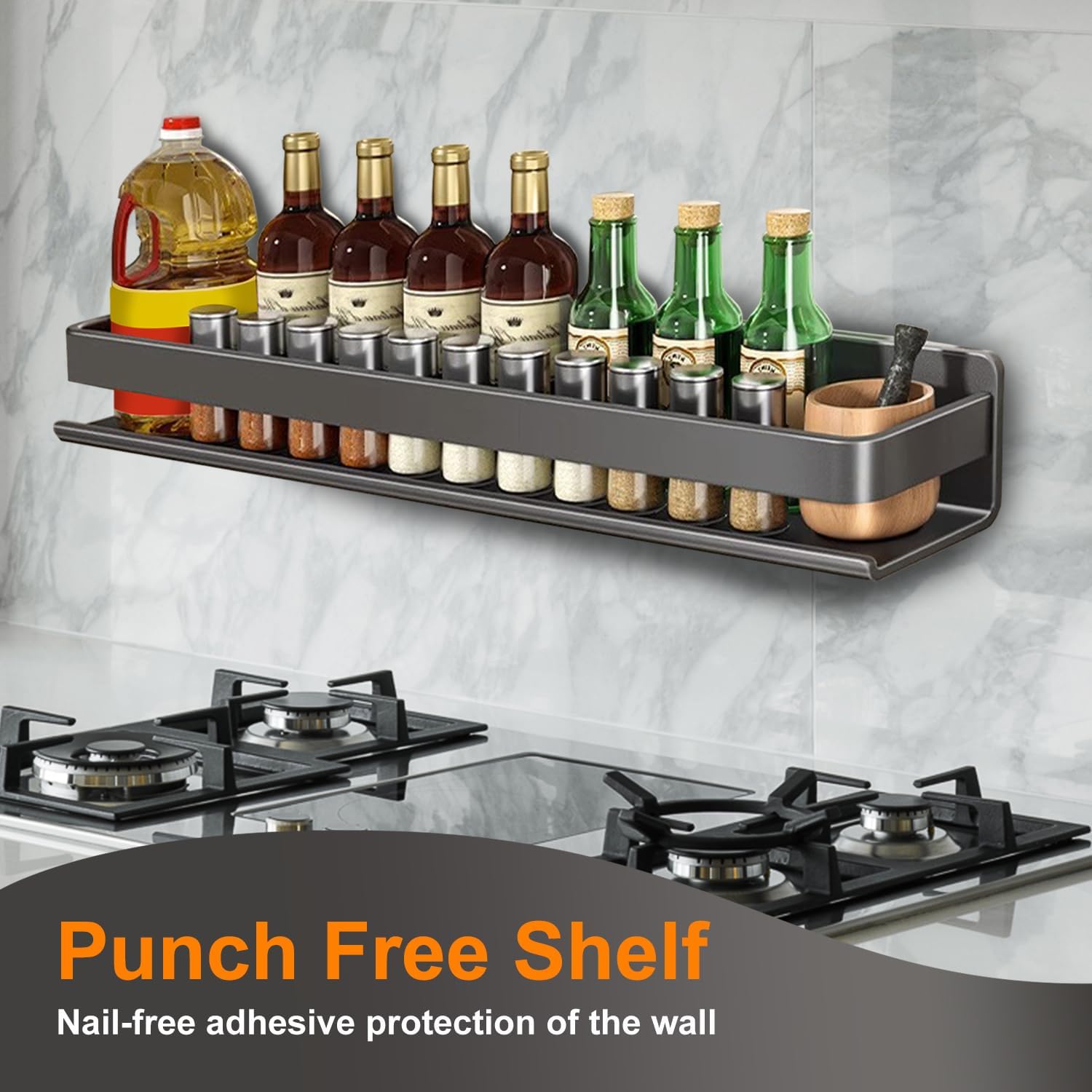 Sturdy Wall-Mounted Shower Caddy for Bathroom Storage