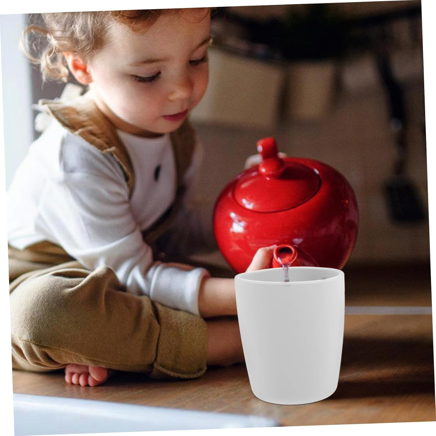 4-Piece SilicaNoesable Toothbrush Cup Set for Boys and Girls