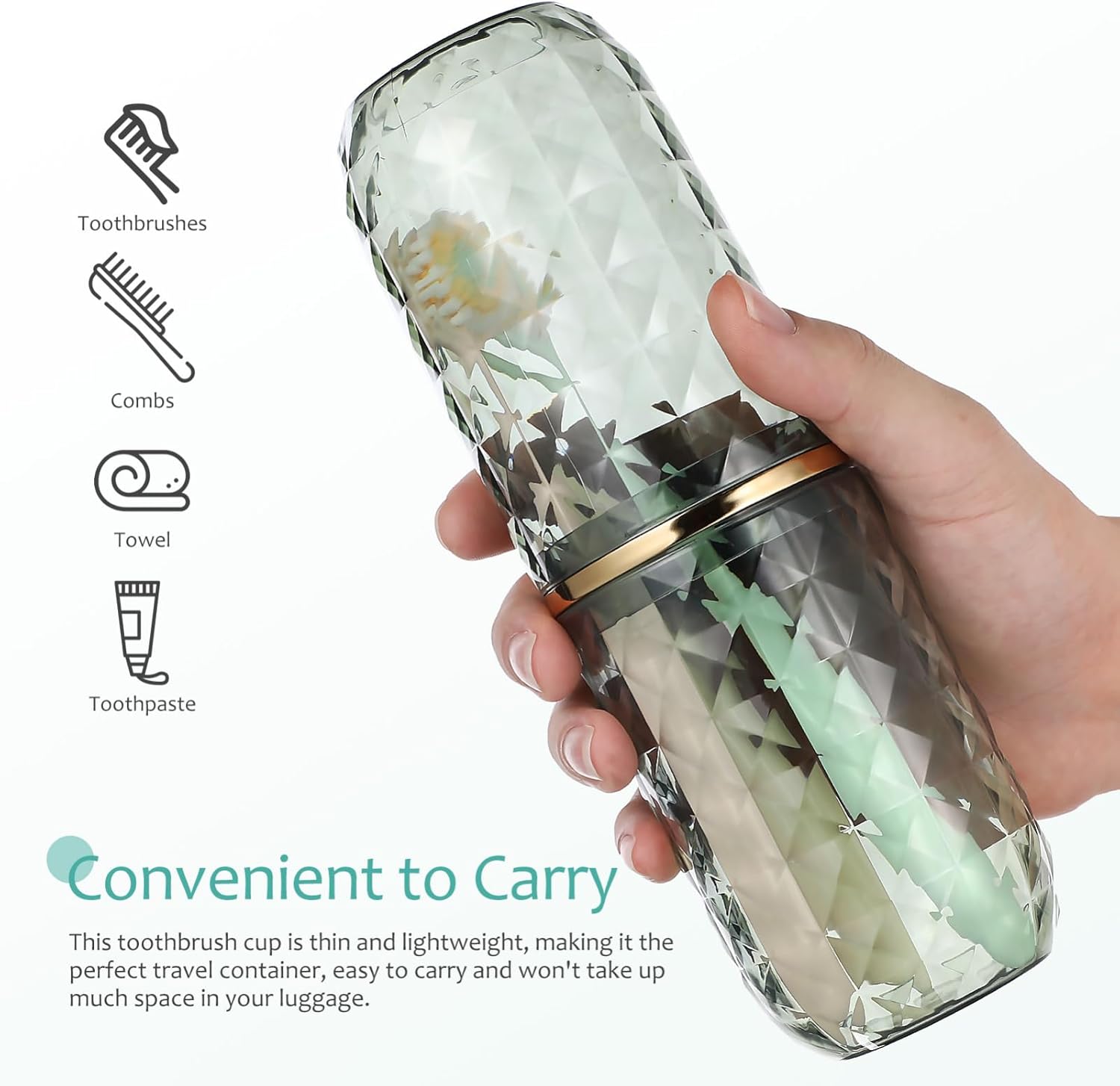 NOLITOY Travel Toothbrush Holder