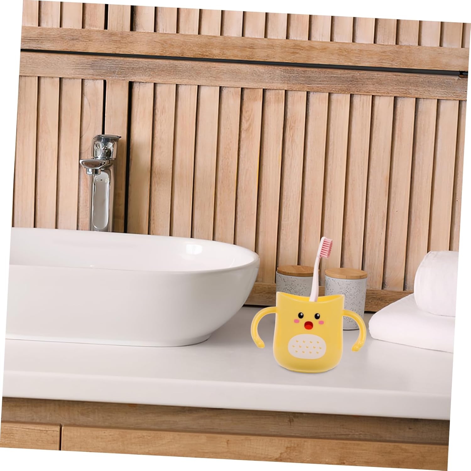 adorable cartoon toothbrush cup for kids