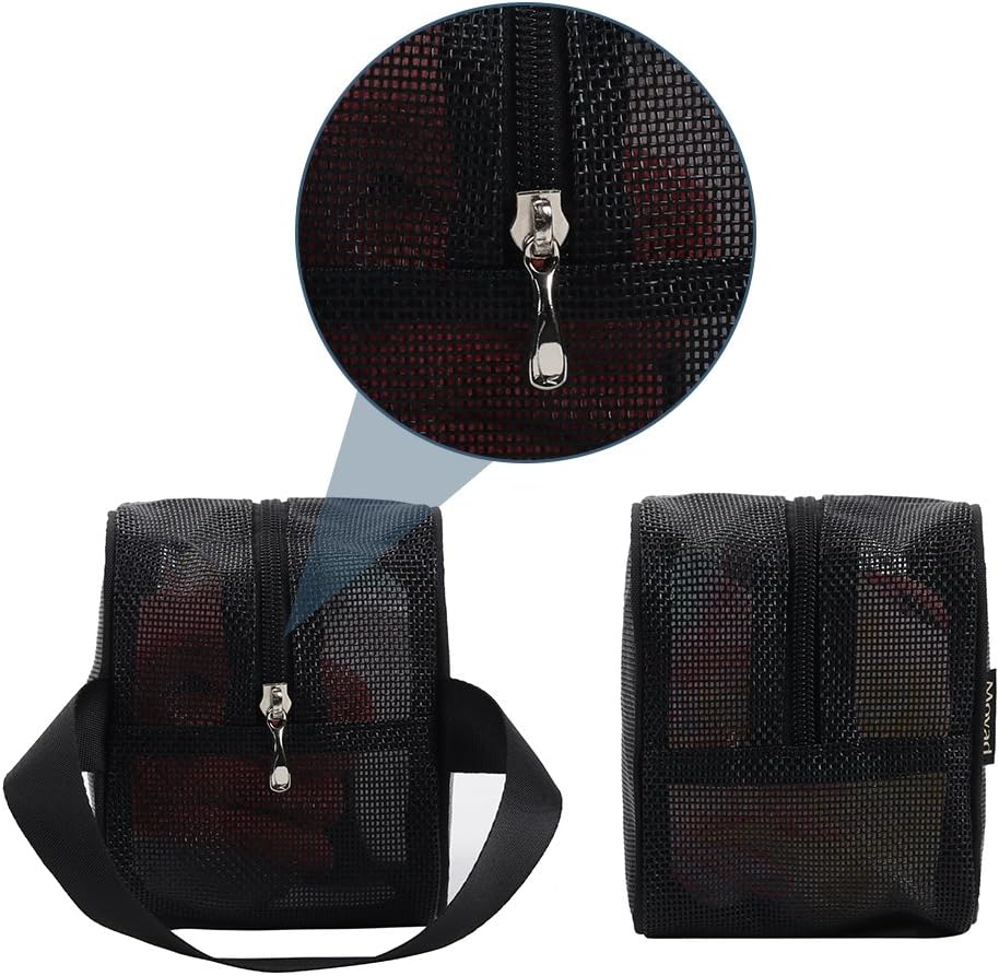 Mesh Shower Caddy Portable Toiletry Bag for Girls Guys
