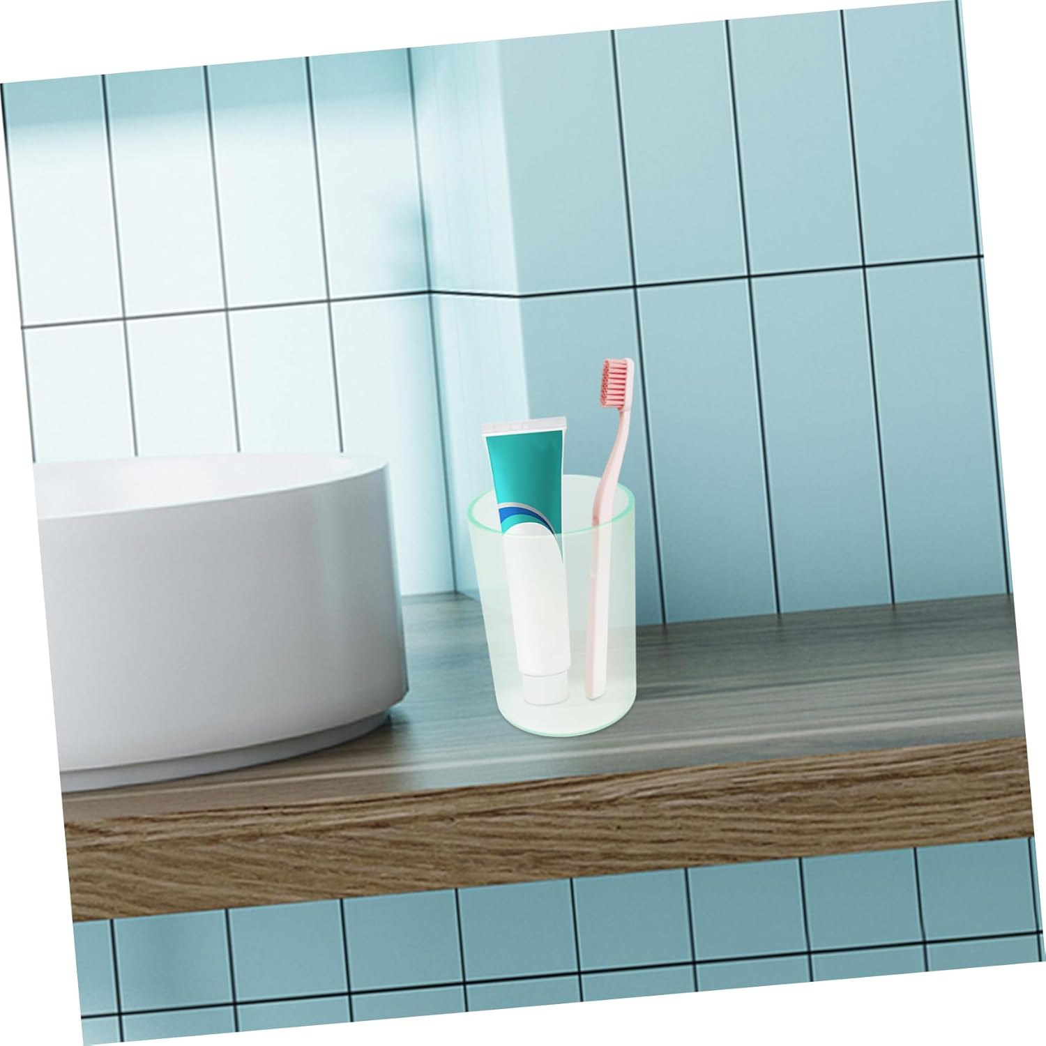 Mobestech Thoughtfully Designed High-Quality Toothbrush Cup for Adults