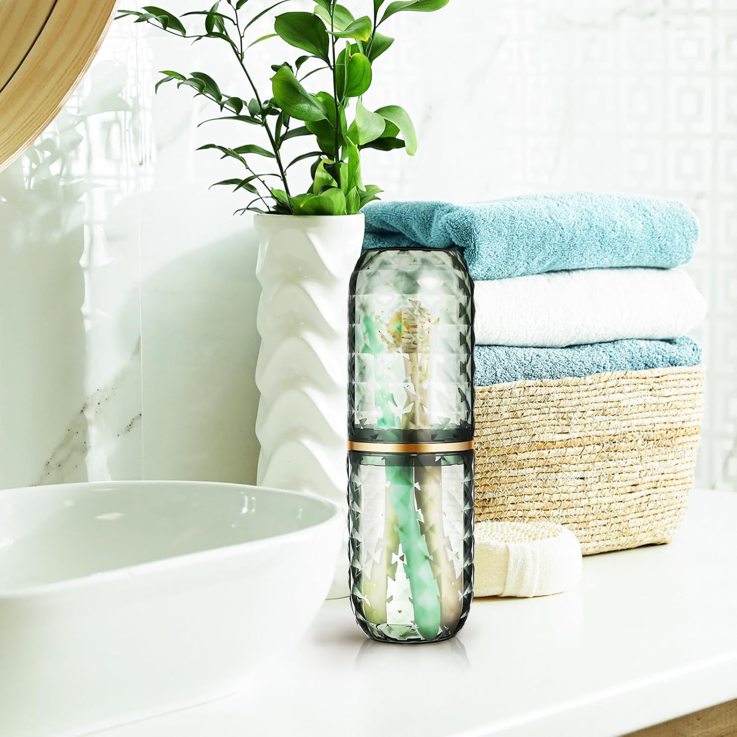 NOLITOY Travel Toothbrush Holder