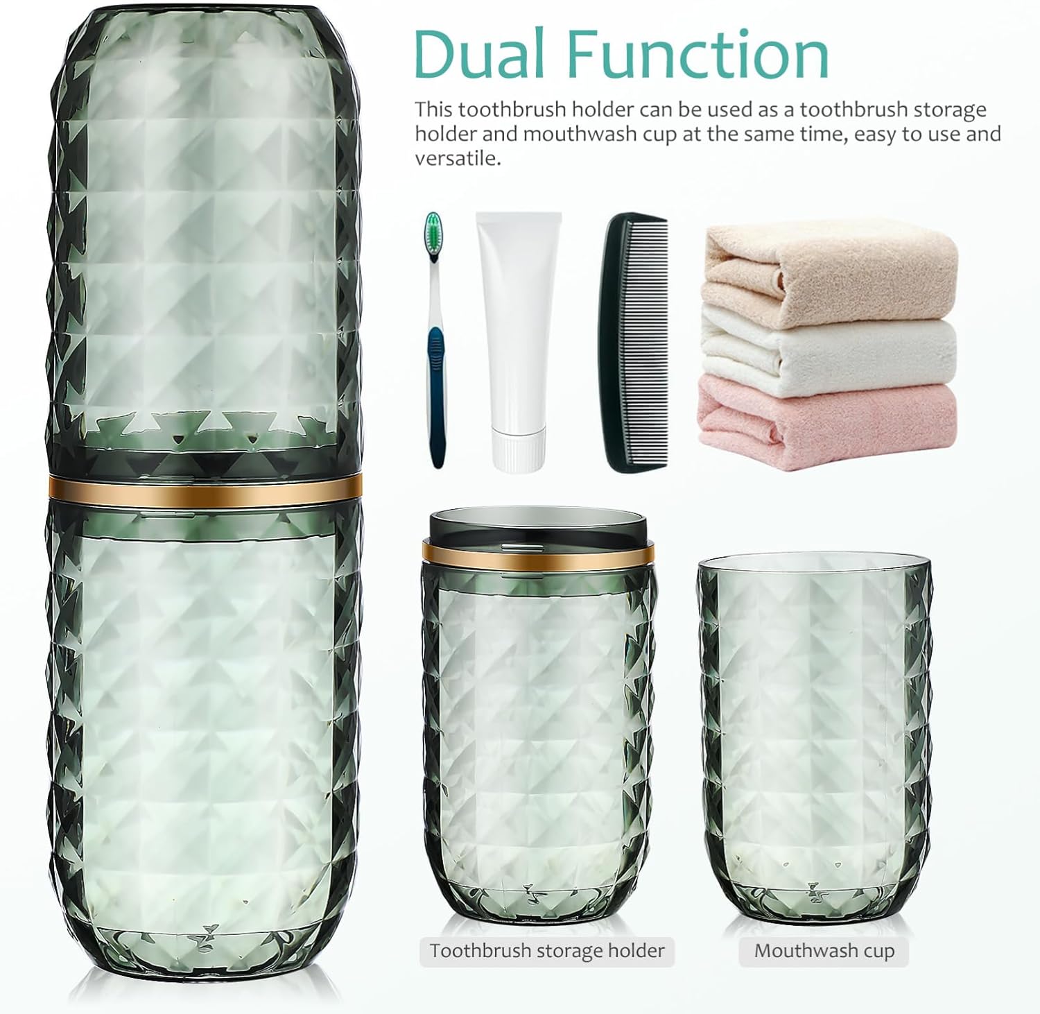 NOLITOY Travel Toothbrush Holder