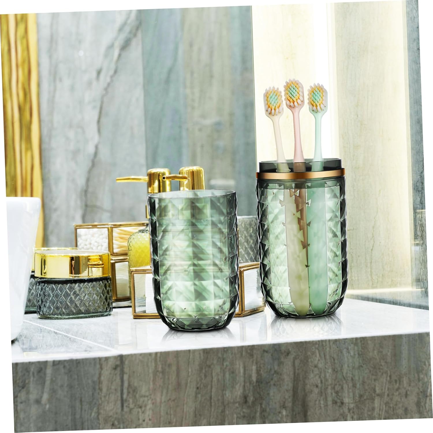 Stylish Travel Case for Toothbrush Toothpaste
