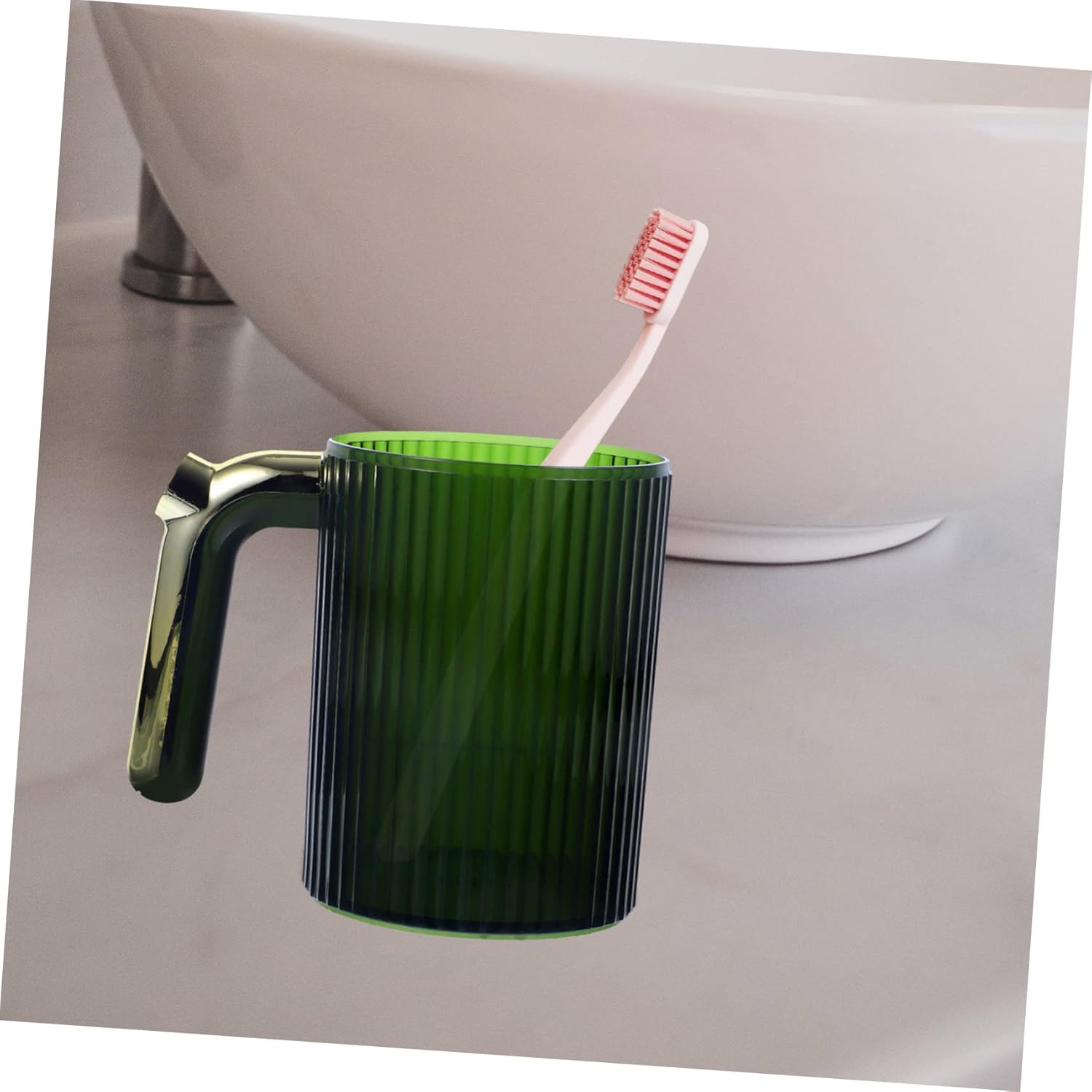 PRETYZOOM Versatile Toothbrush Cup Holder for Bathroom and Travel