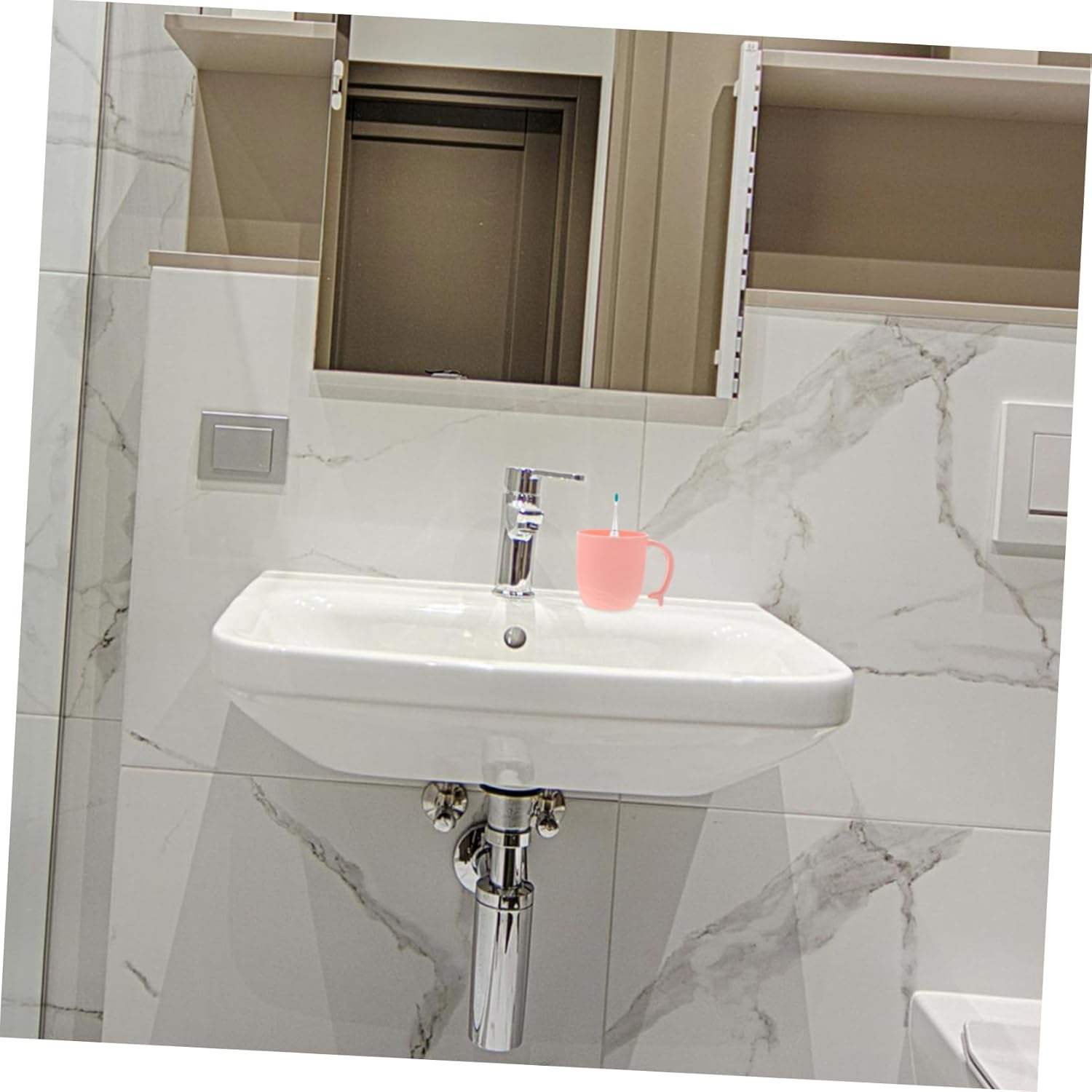 Bathroom Cup Holder Set -PP Material Style