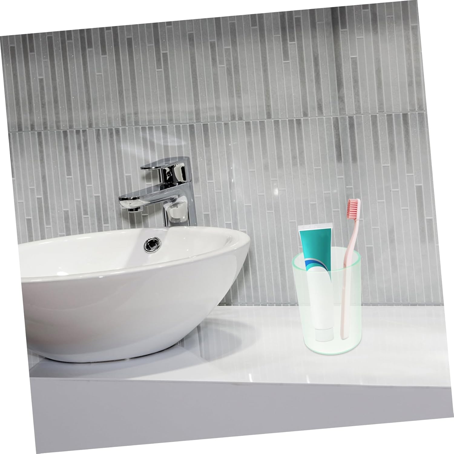 Transparent Toothbrush Cup Gargle mug