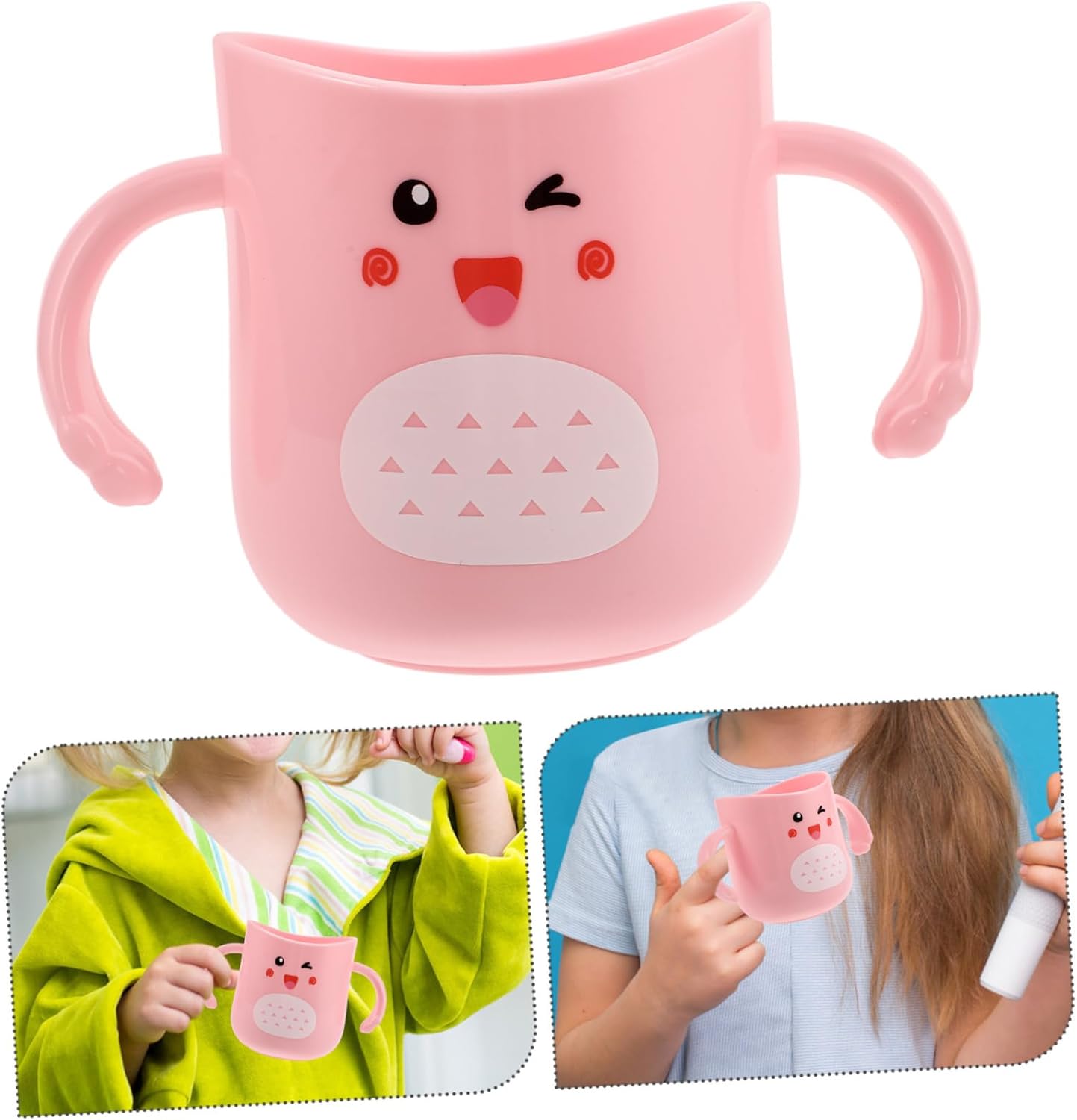 Kid-Friendly Boy Girl Toothbrush Cup
