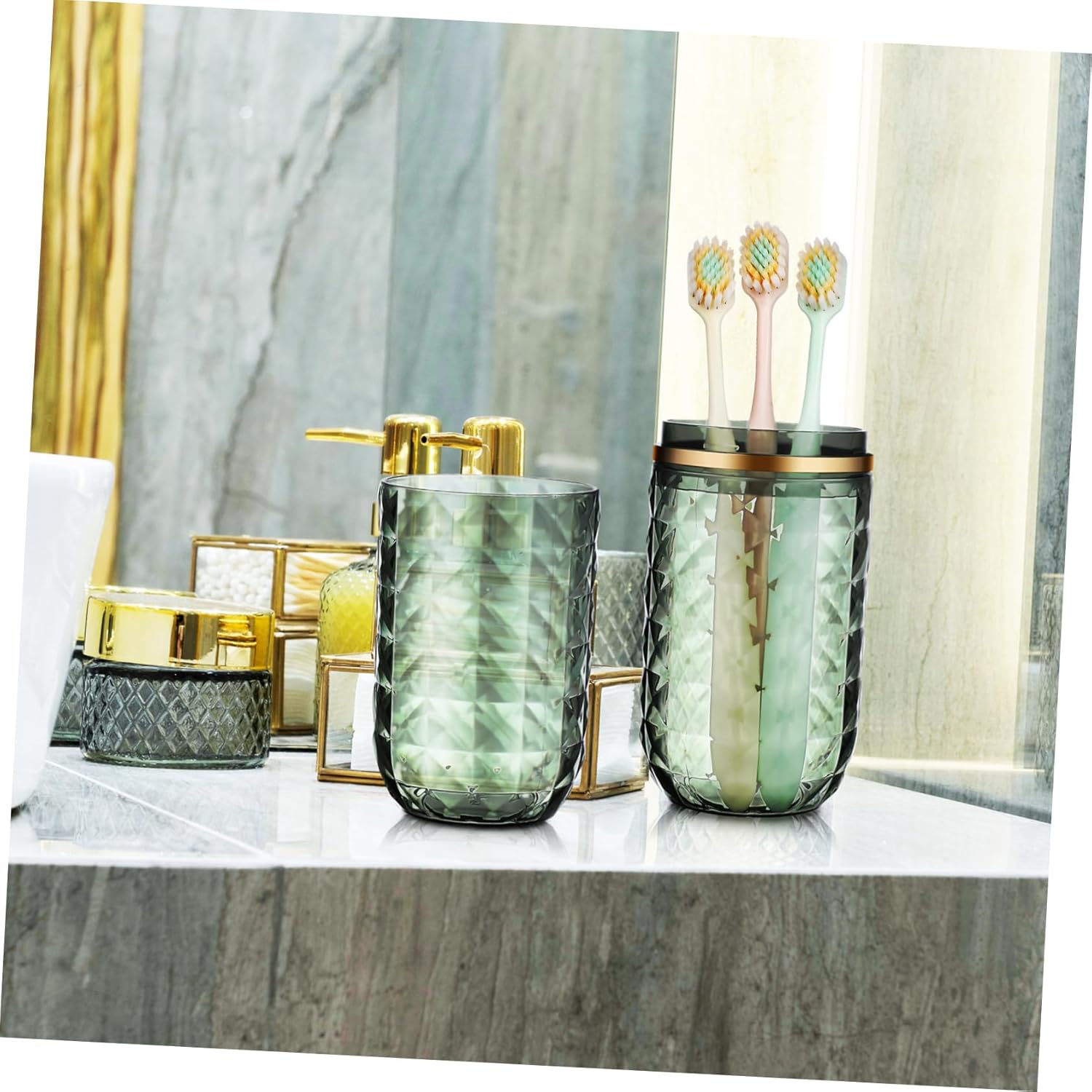 Travel Toothbrush Oral Care Essentials Holder Case