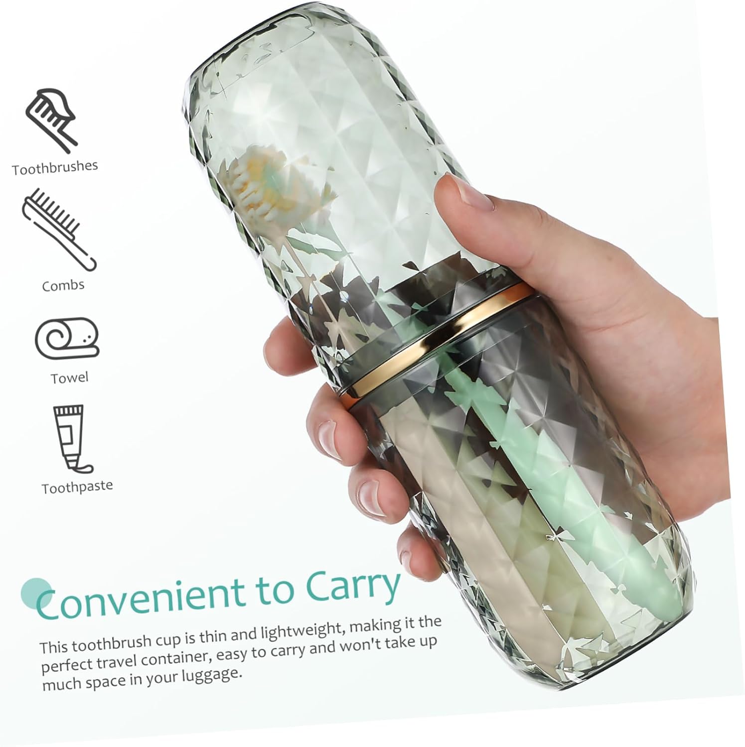 Multipurpose Toothbrush Travel Case