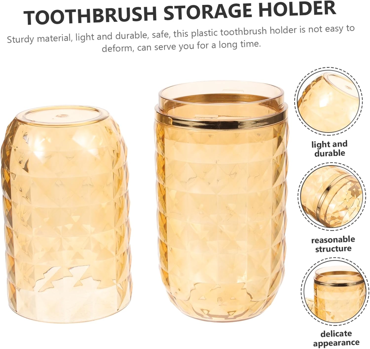 Travel ToothBrush Toothpaste Holder for Camping Hiking Business Trips