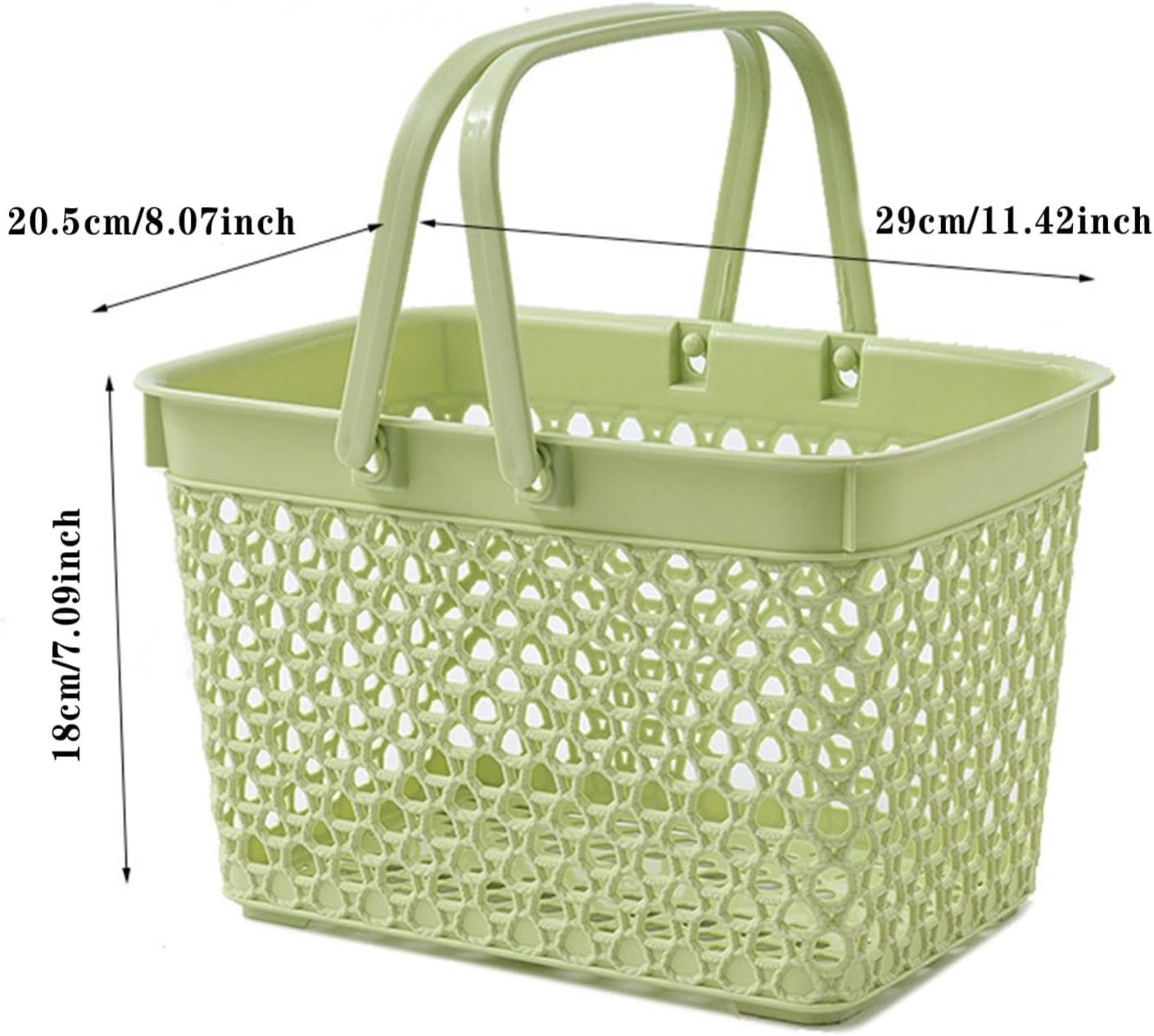 Organizer Basket with Handles Powerful for Bath Kitchen