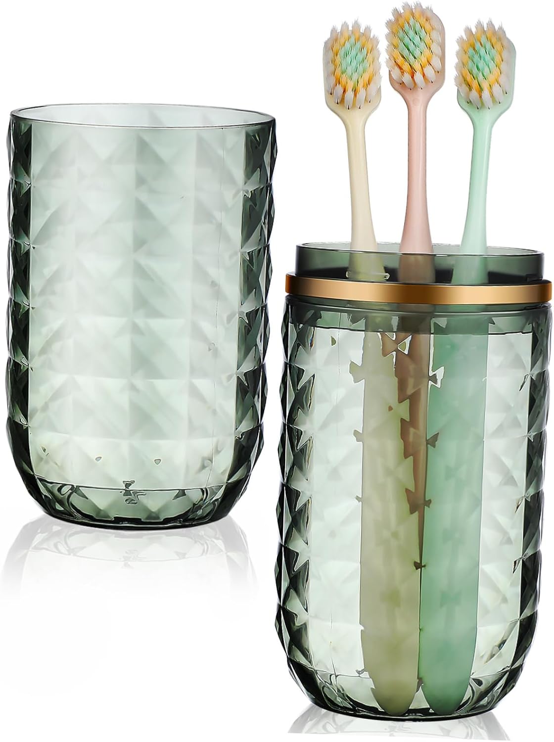 Stylish Dual-Purpose Toothbrush Mouthwash Holder
