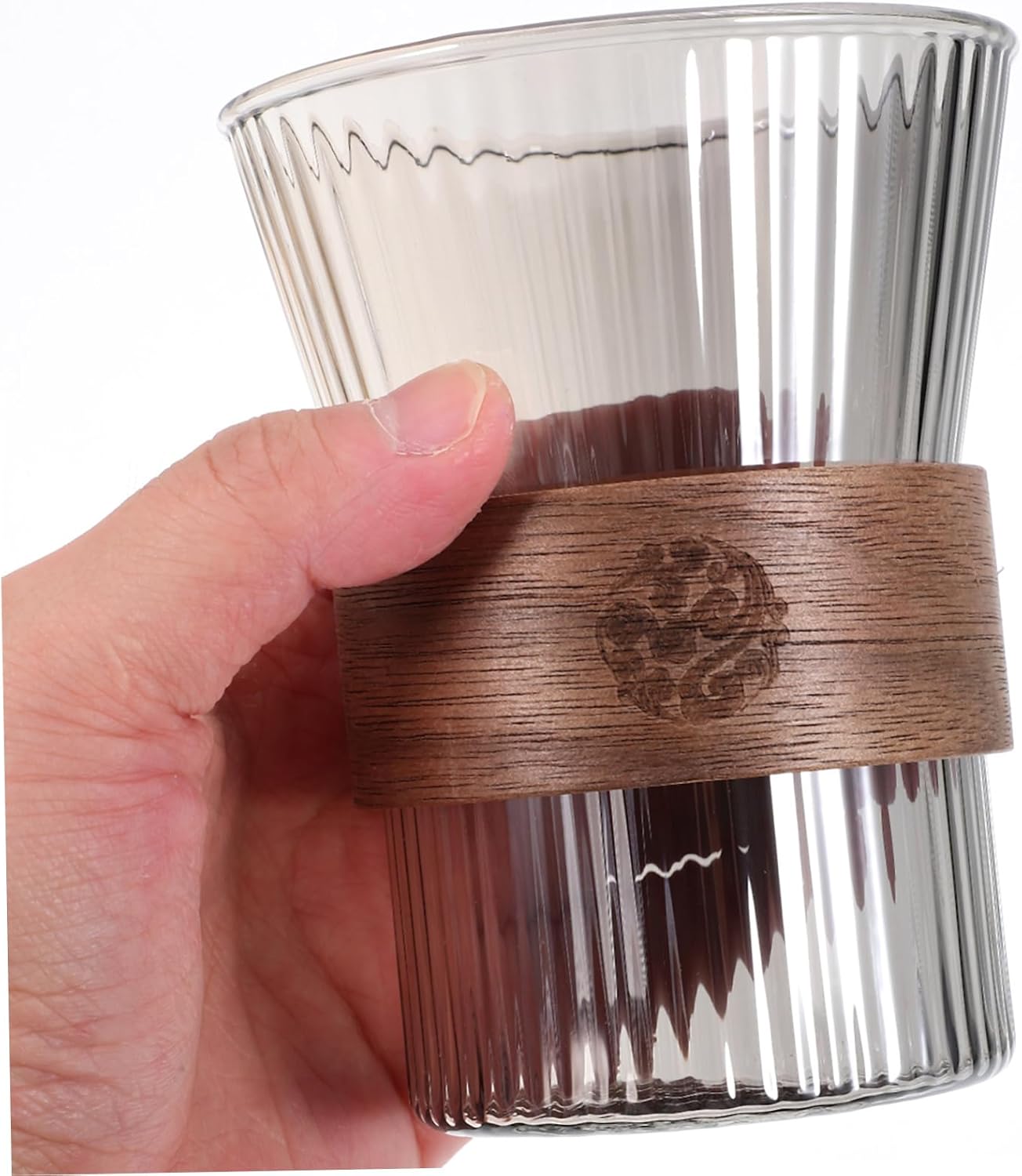 Elegant Glass Toothbrush Mouthwash Cup