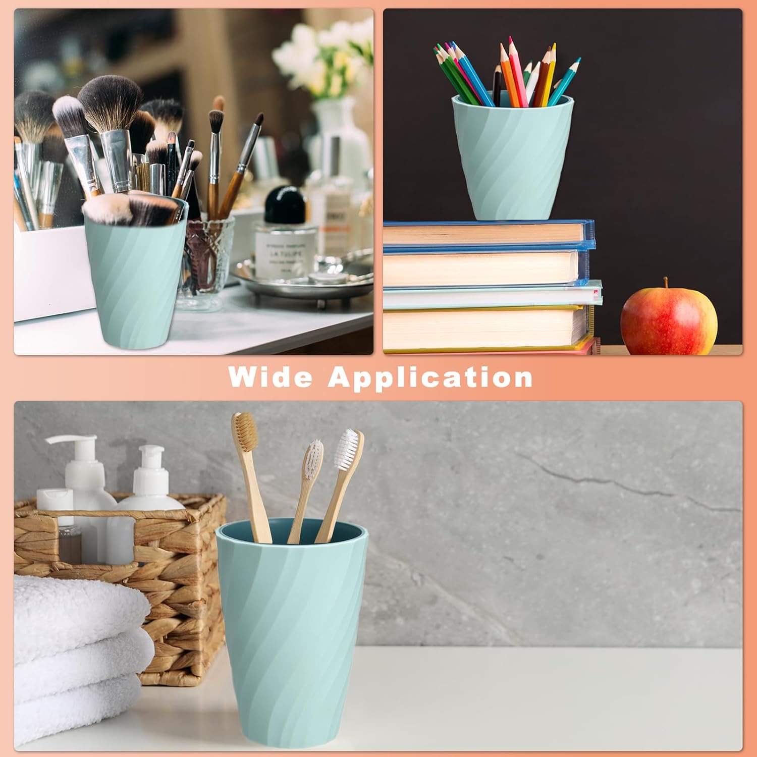 Fastship uxcell Reusable Oral Care Cup
