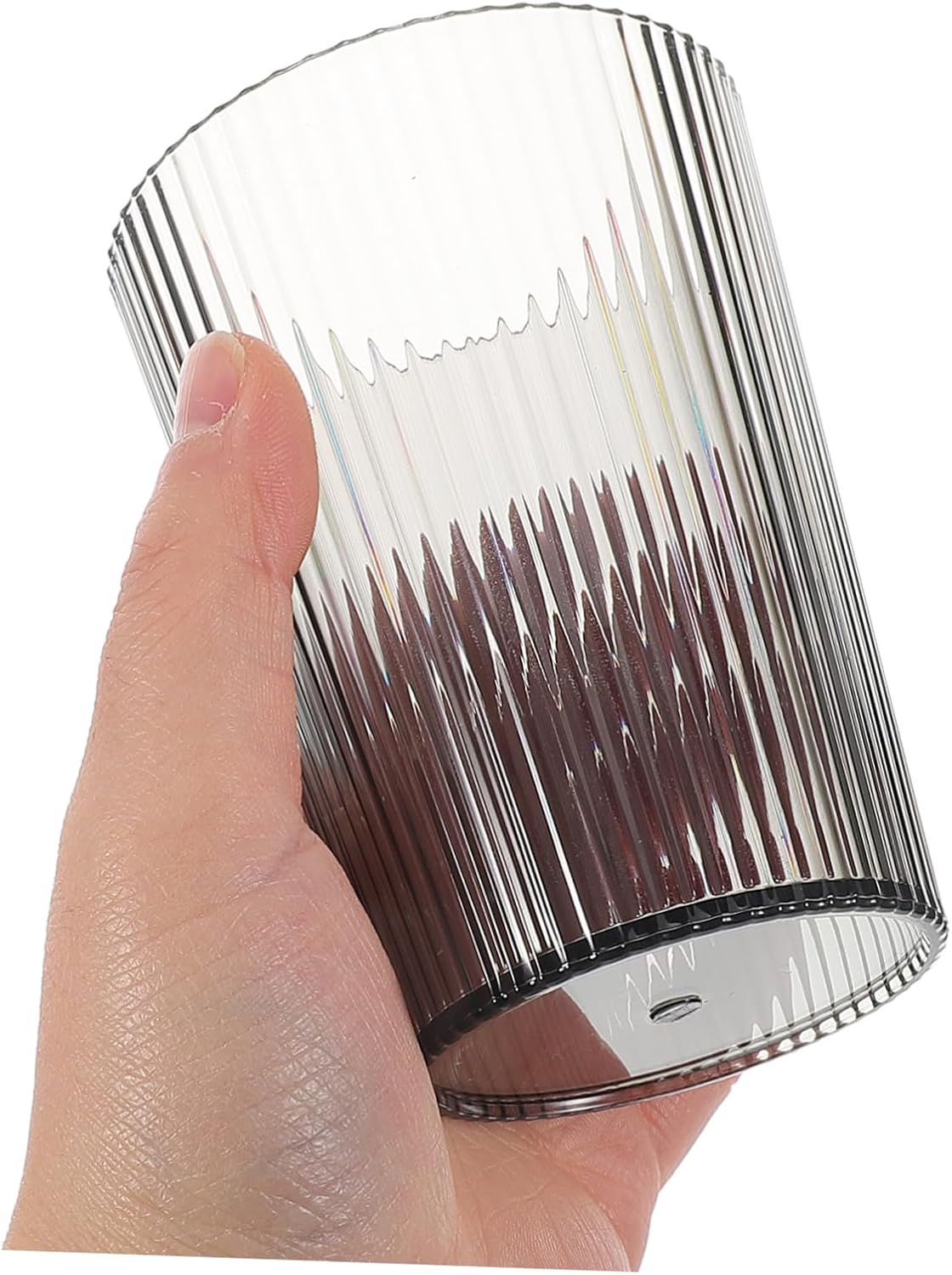 Zerodeko 2pcs Clear Toothbrush Cup Holder