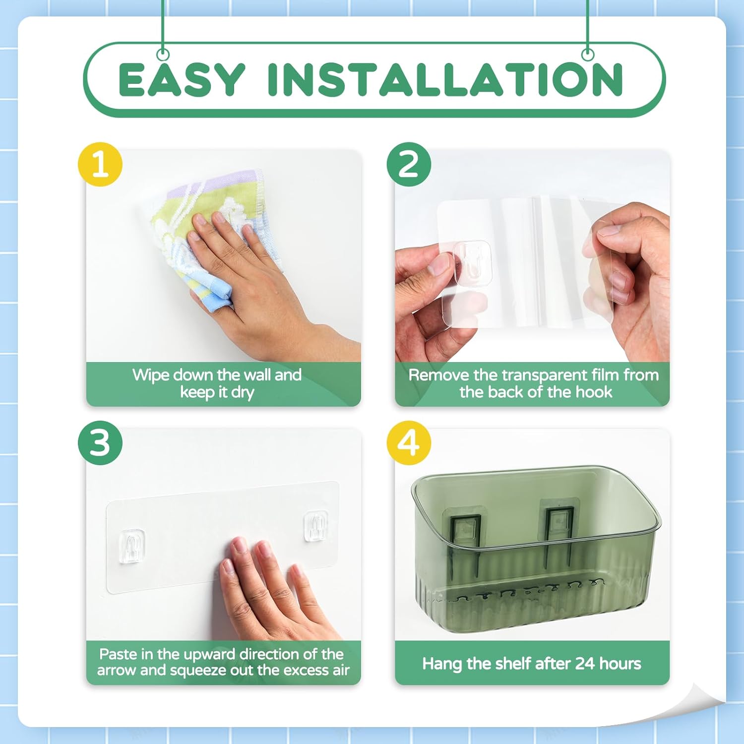 Bath Toy Storage Holder for Bathtub