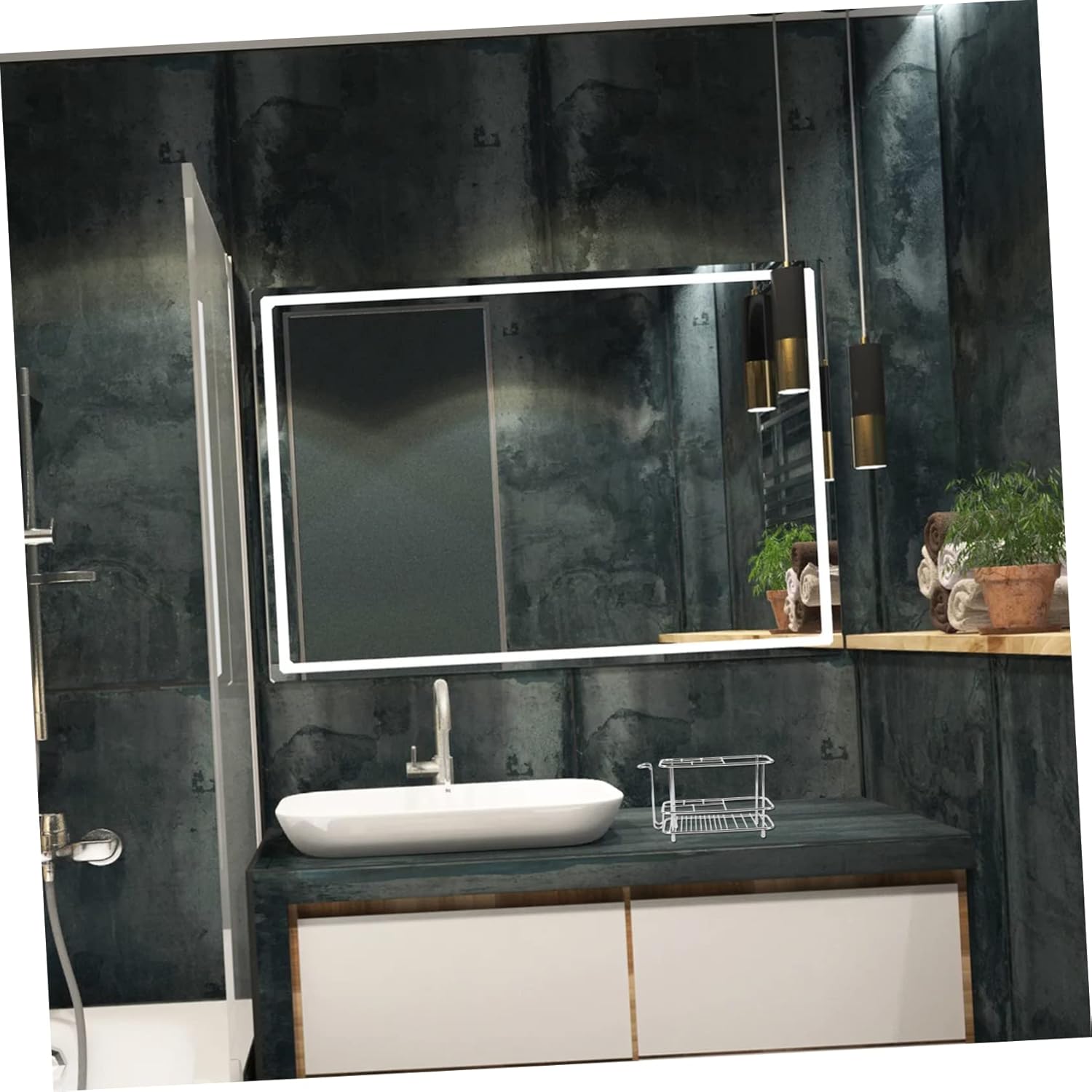 Sturdy Stainless Steel Toothbrush Holder for Bathroom Wall Mount