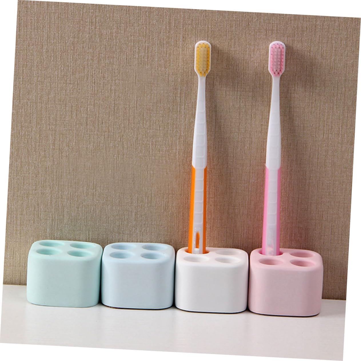 Mini Diatomite Toothbrush Holder White