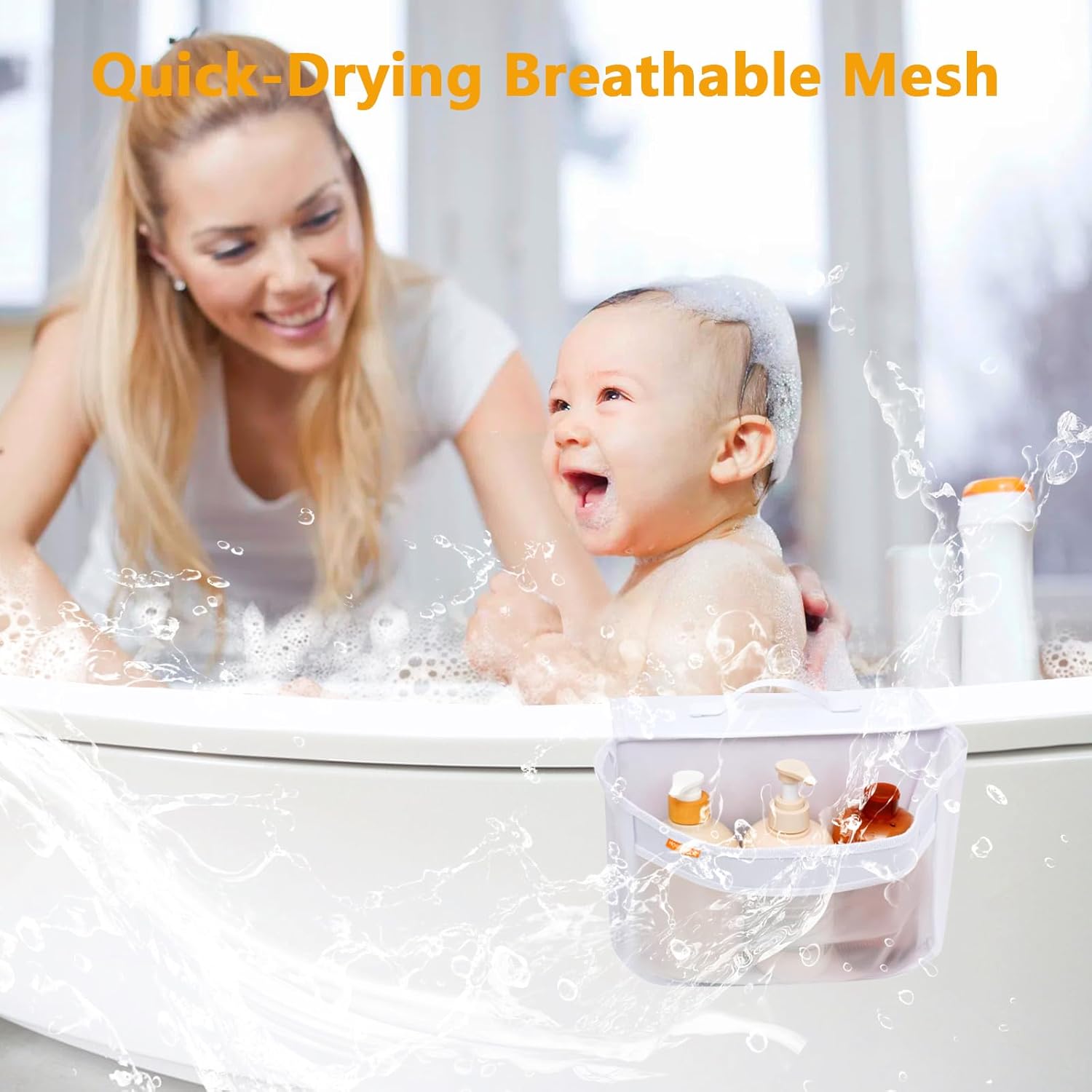 HooBribeau Bath Toy Organizer