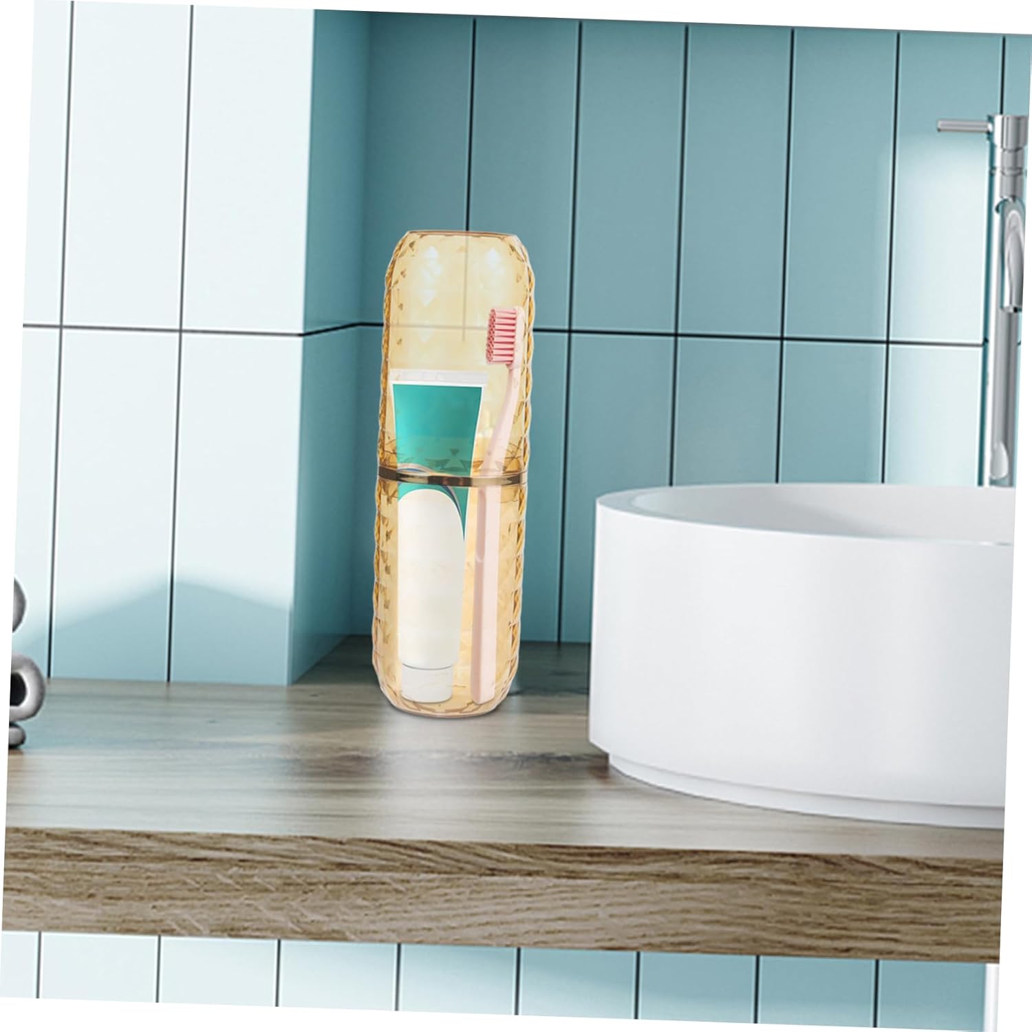 Toothbrush Holder Multi-Functional Design