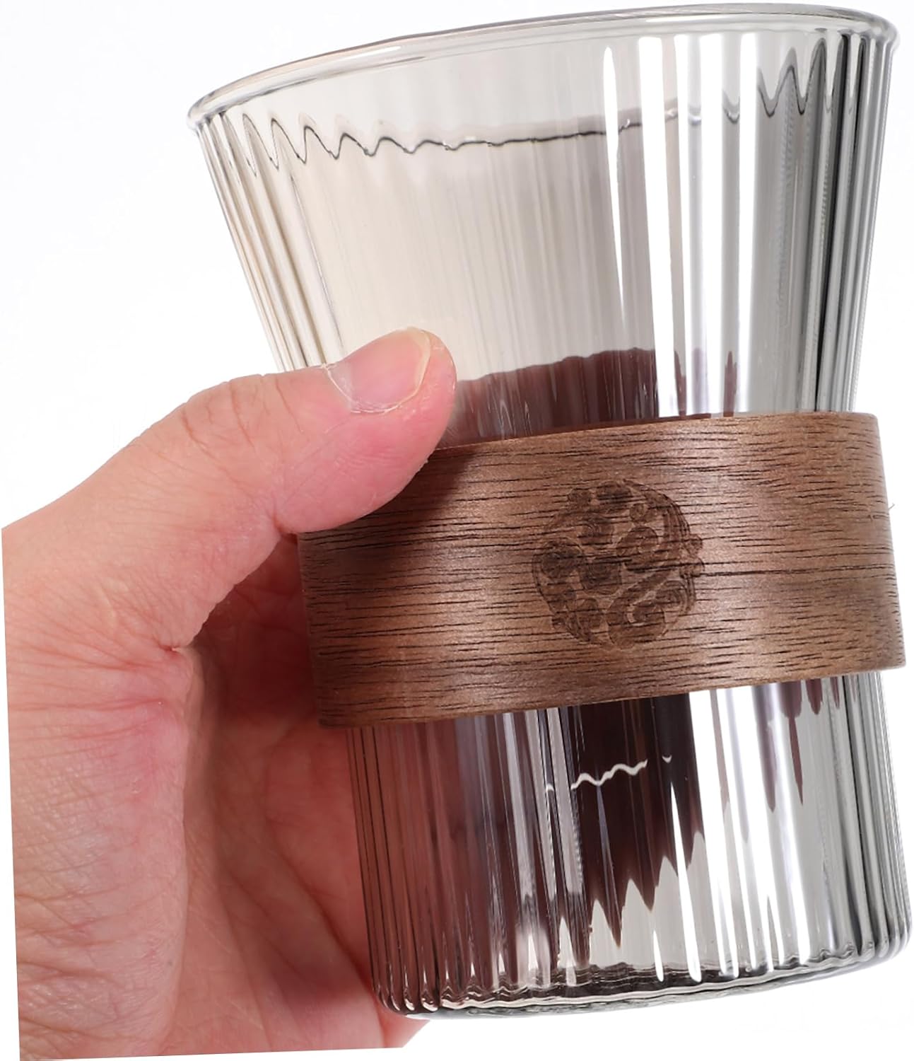 Stylish Reusable Glass Toothbrush Cup Set for the Bathroom