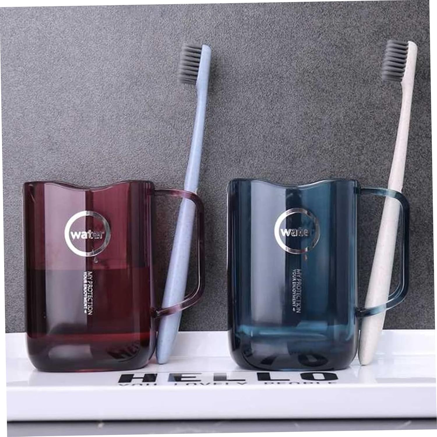 Stylish Plastic Toothbrush Holder for Home Travel