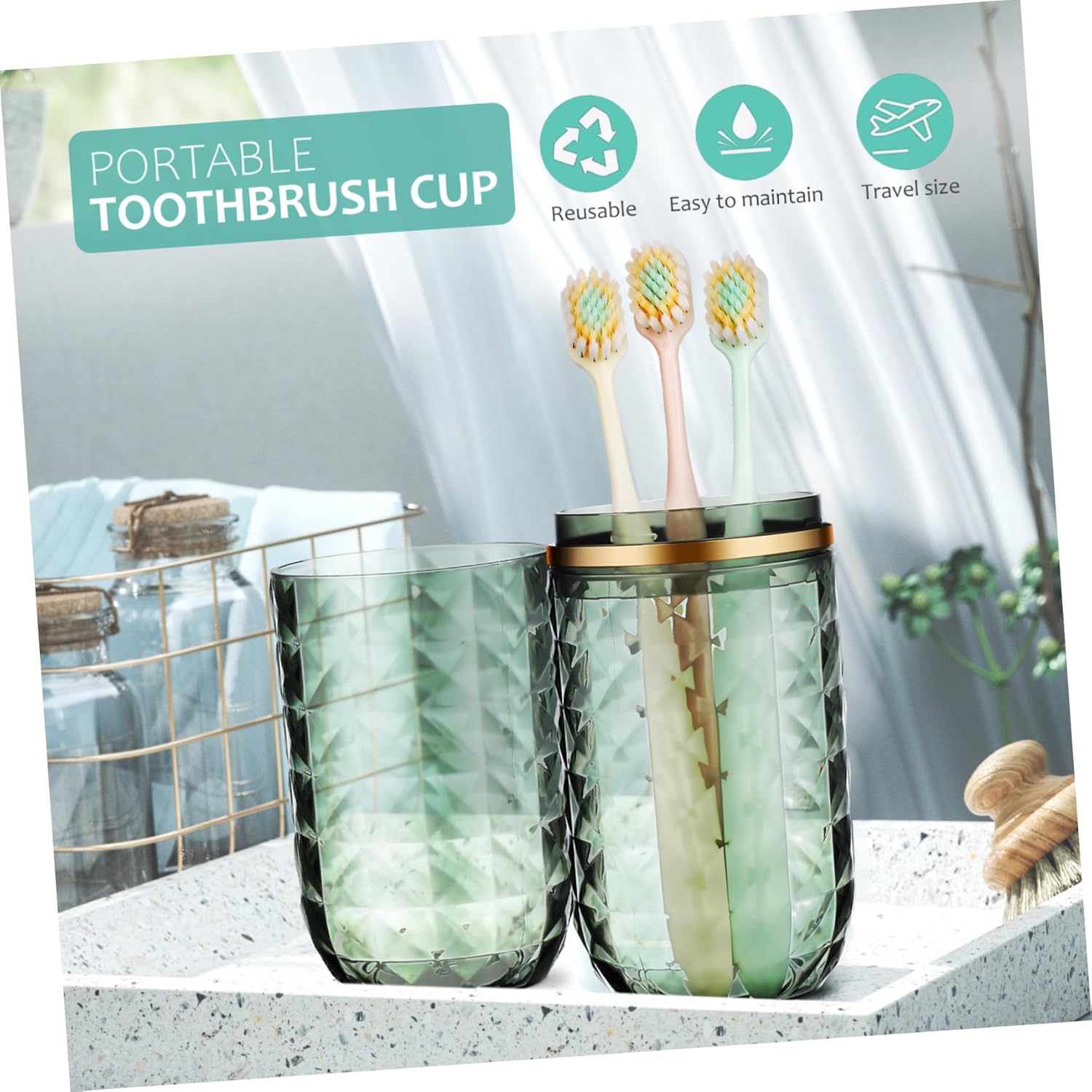 Multipurpose Toothbrush Travel Case