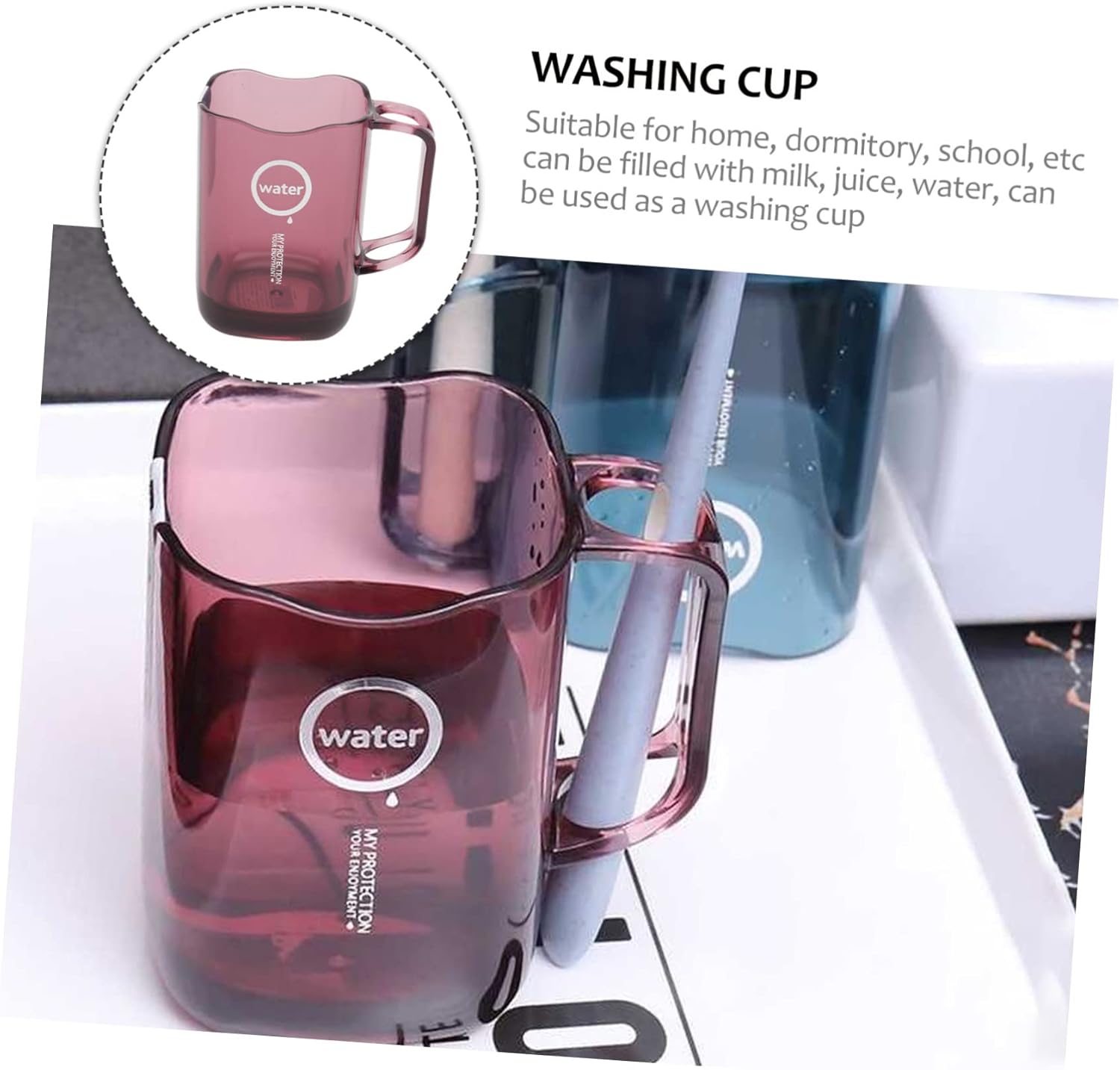 Ciieeo 1Pc Plastic Toothbrush Holder with Petal Design