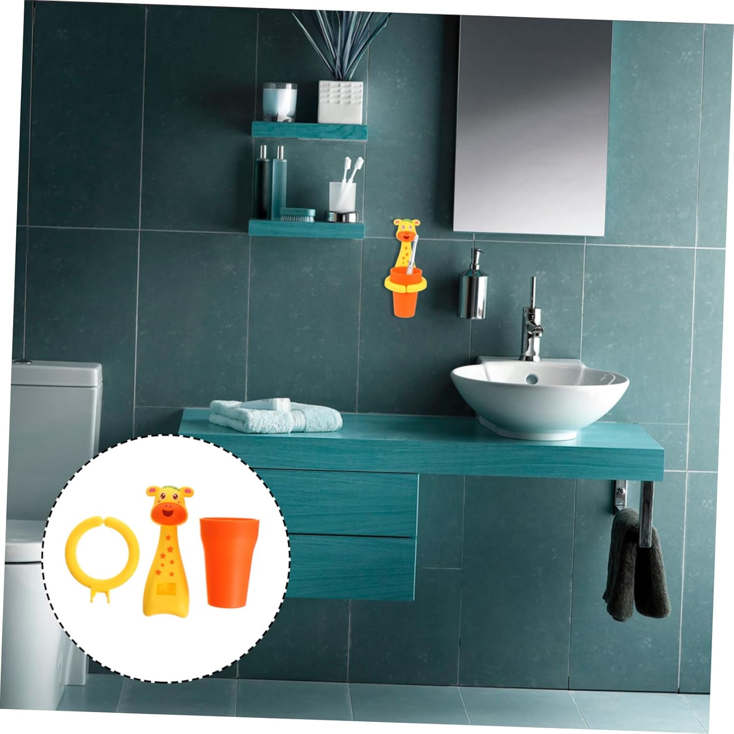 Efficient Durable Toothbrush Cup Rack for Home Use
