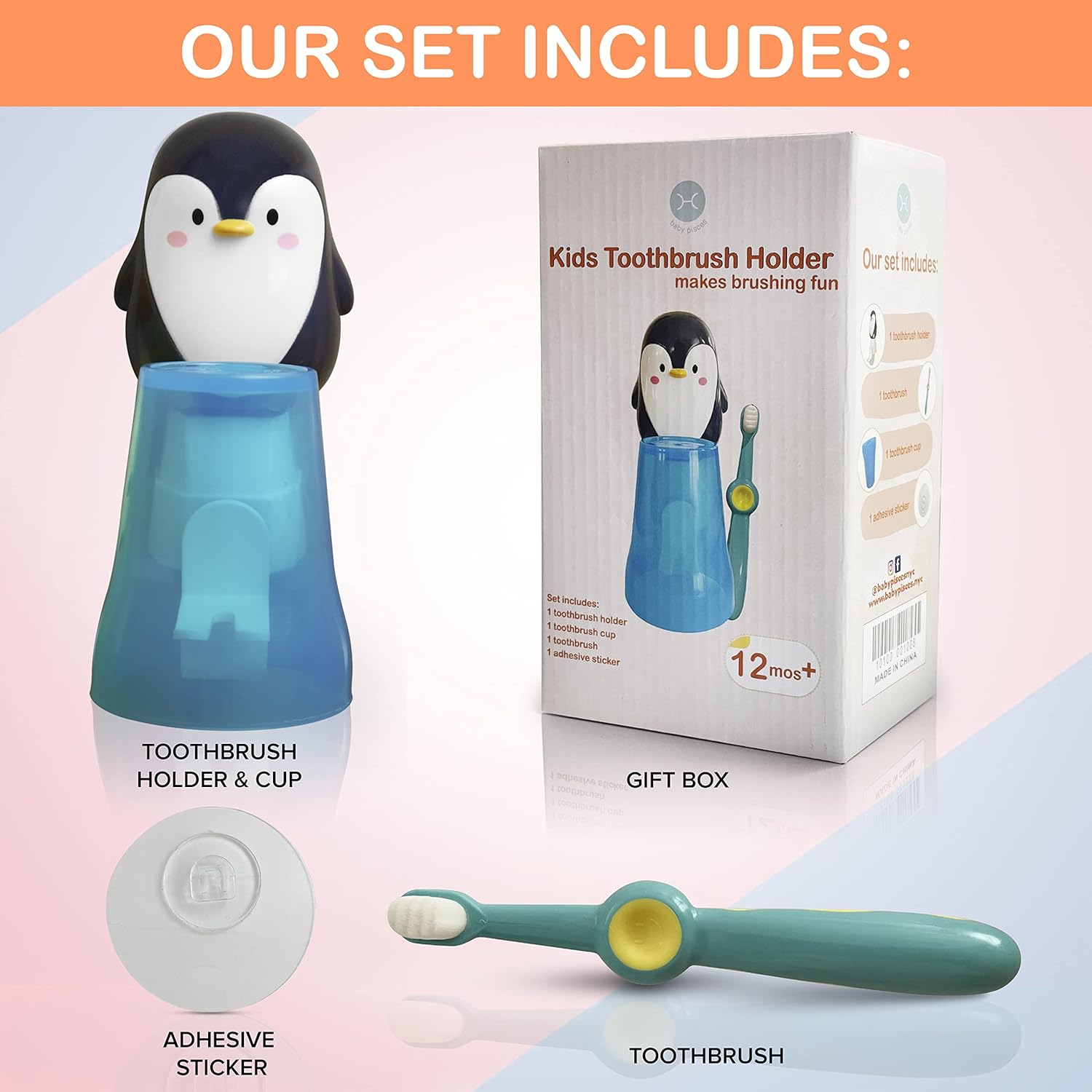 Baby Pisces Kids Toothbrush Holder