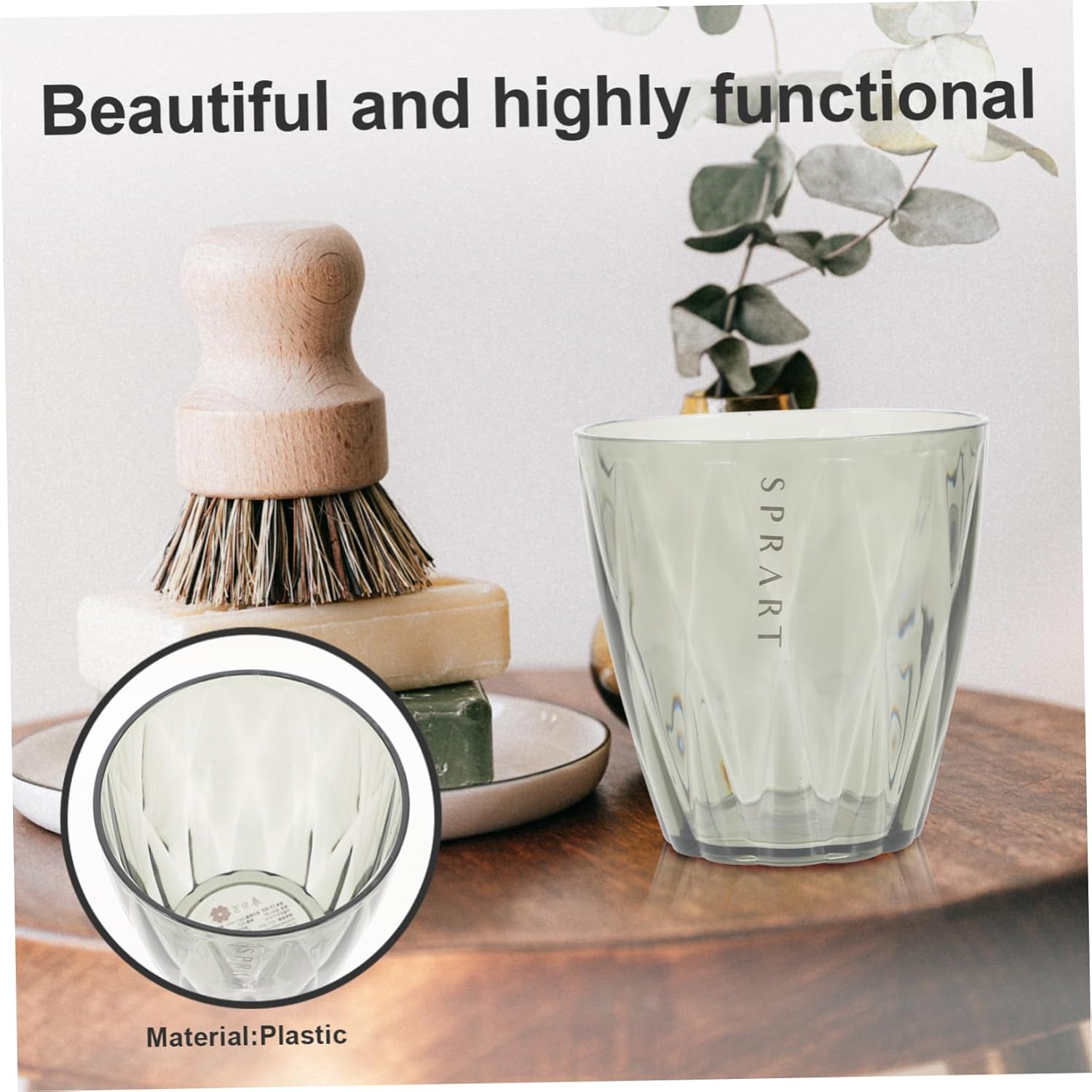 Vibrant Design - Travel Toothbrush Mouthwash Holder - Family Gift