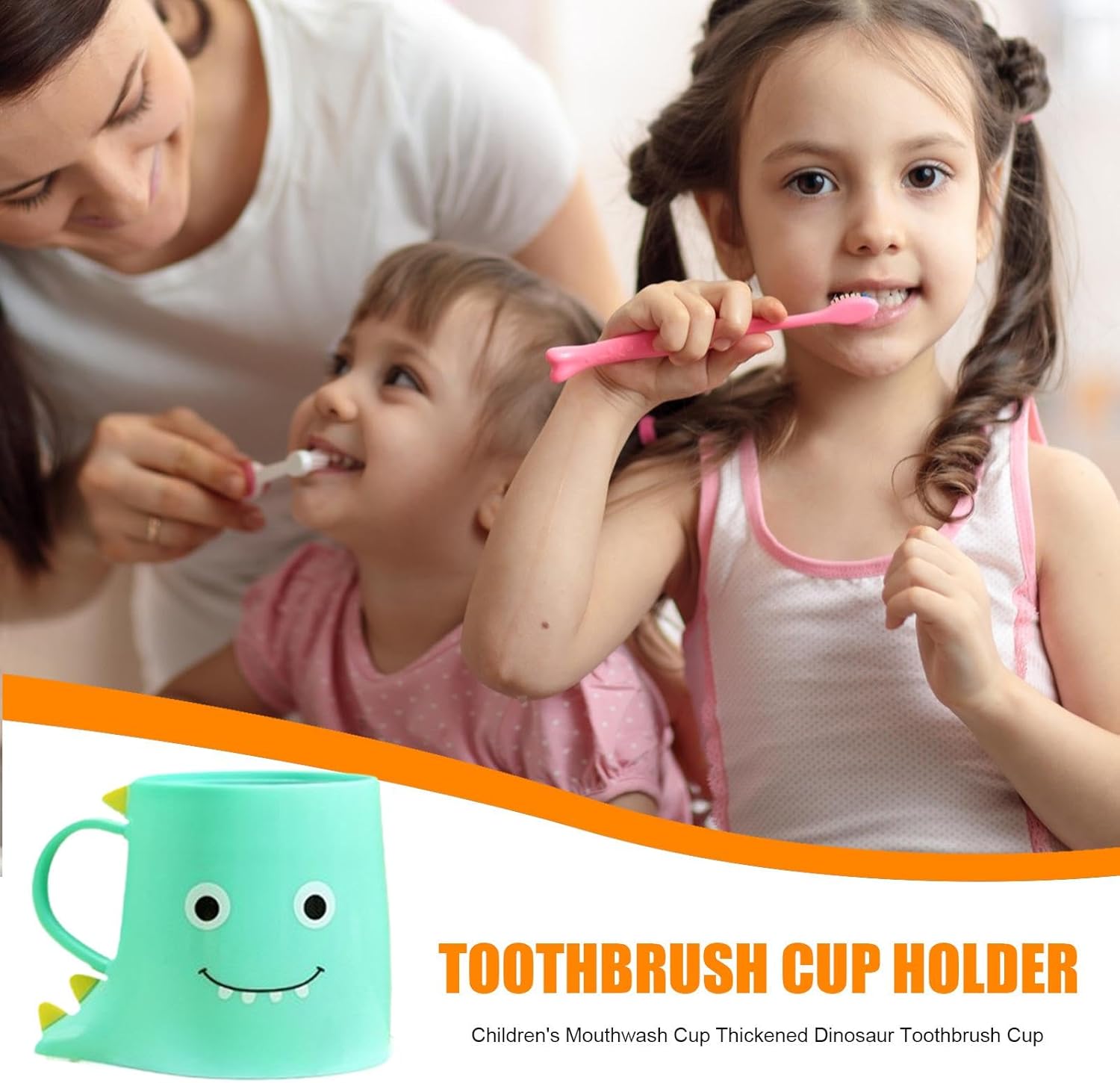 Cartoon Bathroom Toothbrush Mugs 4PCS Cartoon Toothbrush Mugs