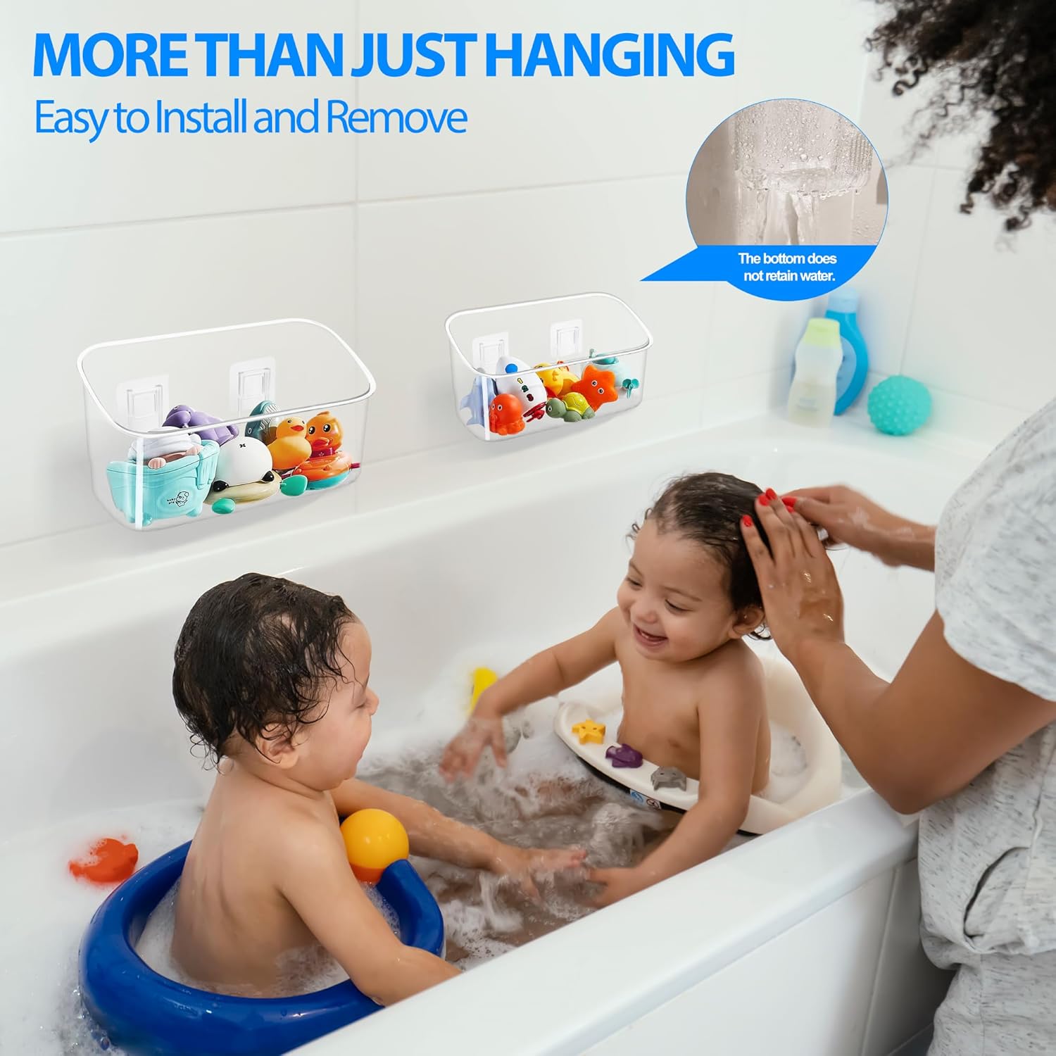 Durable Bath Toy Storage Organizer for Kids