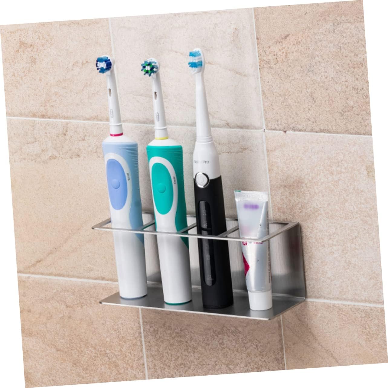 Stainless Steel Toothbrush Holder with Slots for US Market