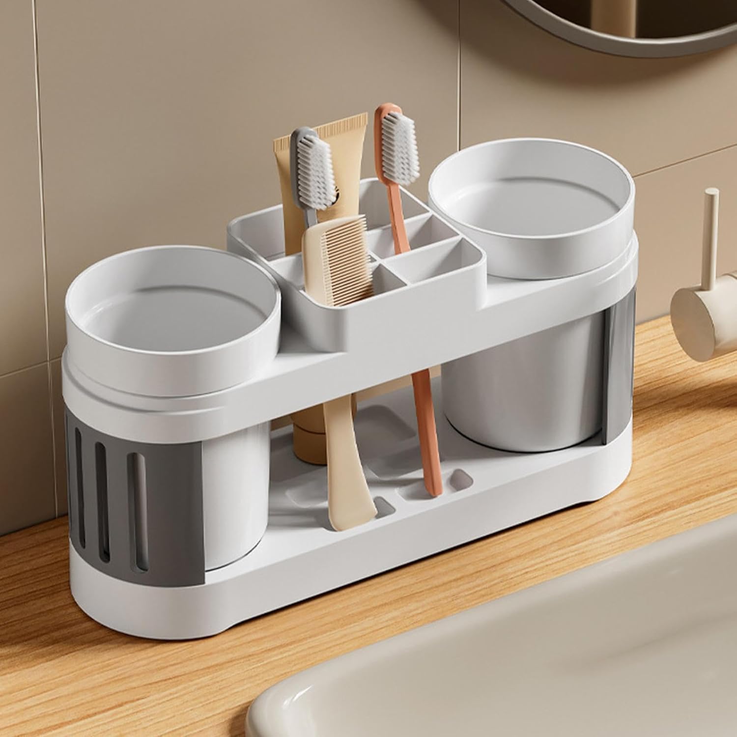Organized Toothbrush Storage Holder